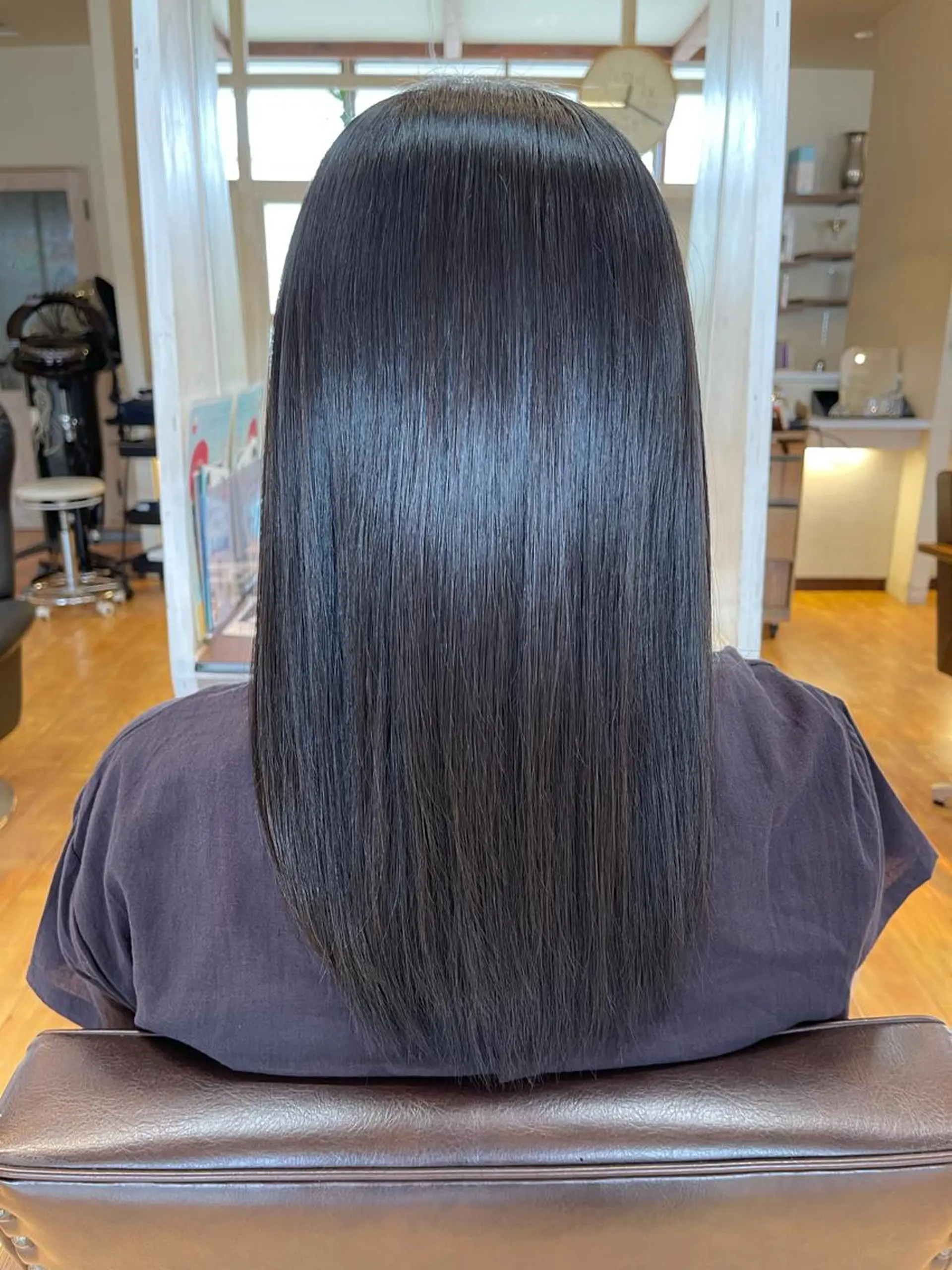 セミロング 縮毛矯正 トリートメント BALANCE vivi バランス ヴィヴィ所属・梶谷 和希のヘアスタイル