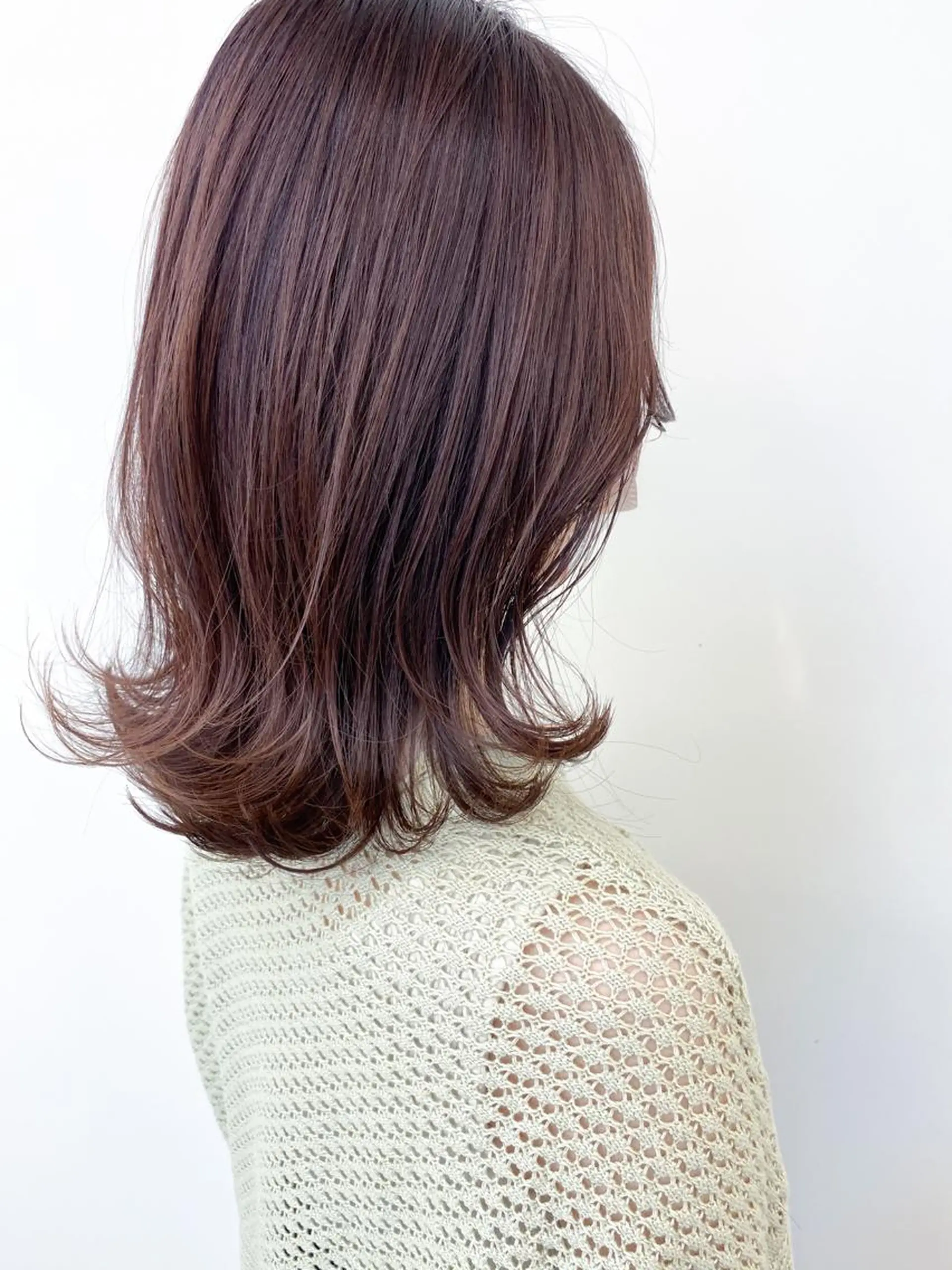 ミディアム カラー 透明感カラー ラベンダーカラー カット ヘアカラー トリートメント Meena by urban所属・丹羽 隼人/髪質改善 /韓国ヘア🇰🇷のヘアスタイル