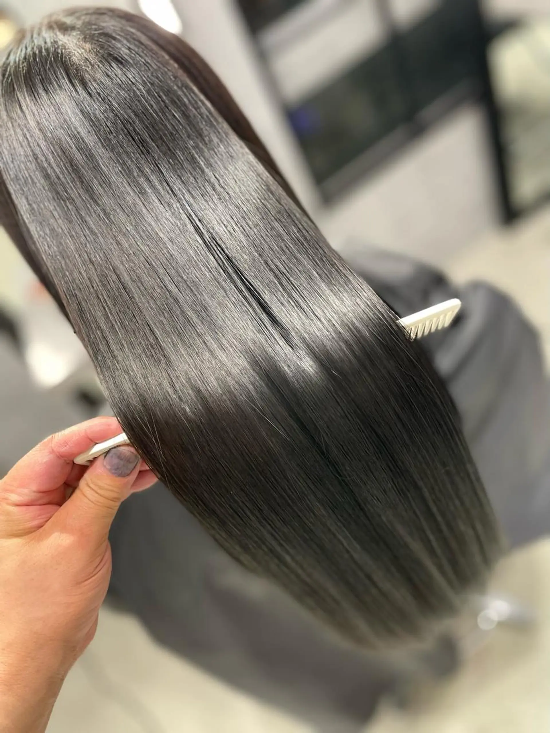 ロング 髪質改善 トリートメント カット ヘアカラー 縮毛矯正 トリートメント メテオ取扱✨美髪 矯正✨HiroNYのヘアスタイル