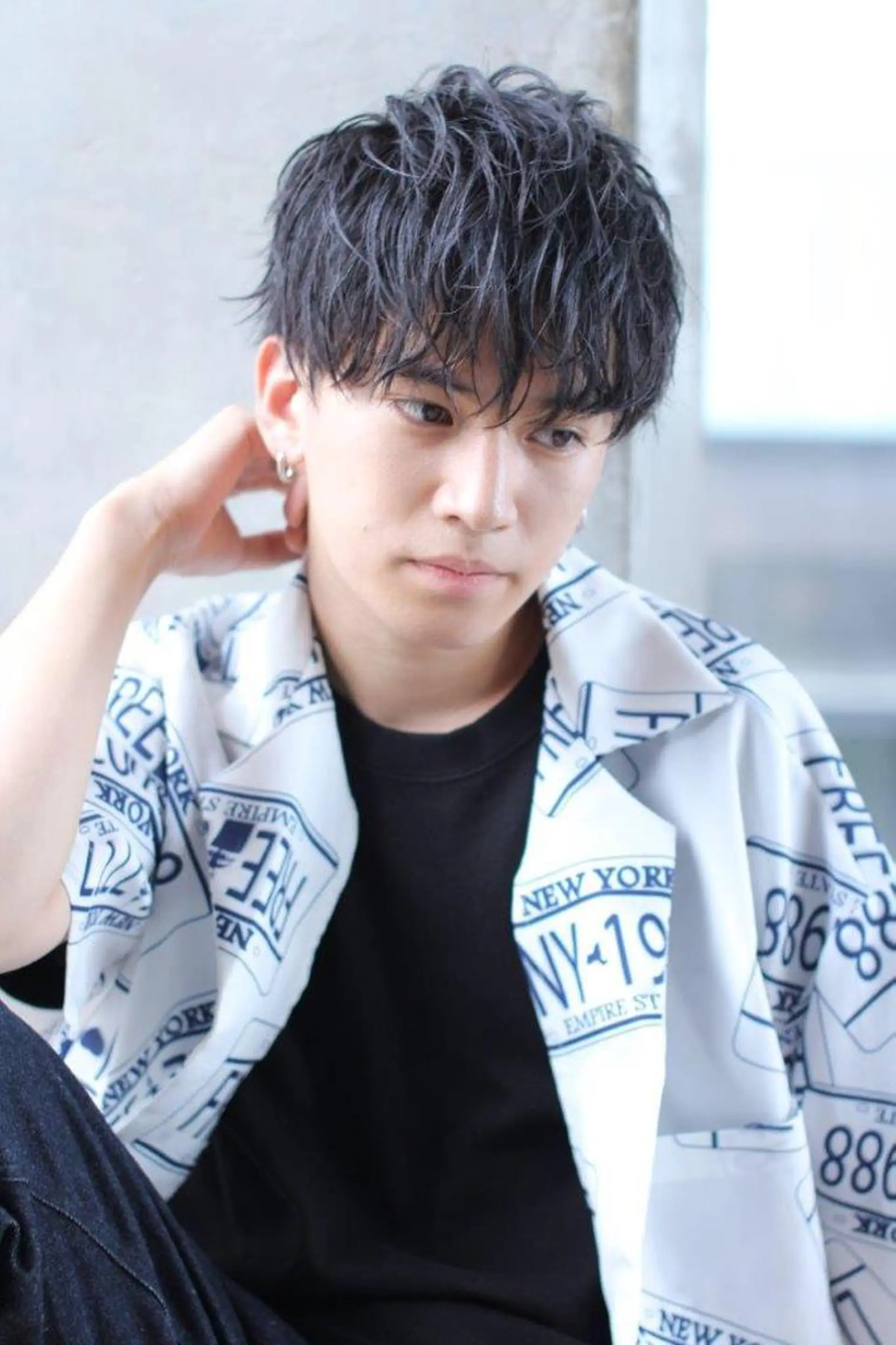 ショート パーマ メンズ マッシュ メンズパーマ カット パーマ トリートメント 【メンズ特化】 ムネカタ アキトのヘアスタイル