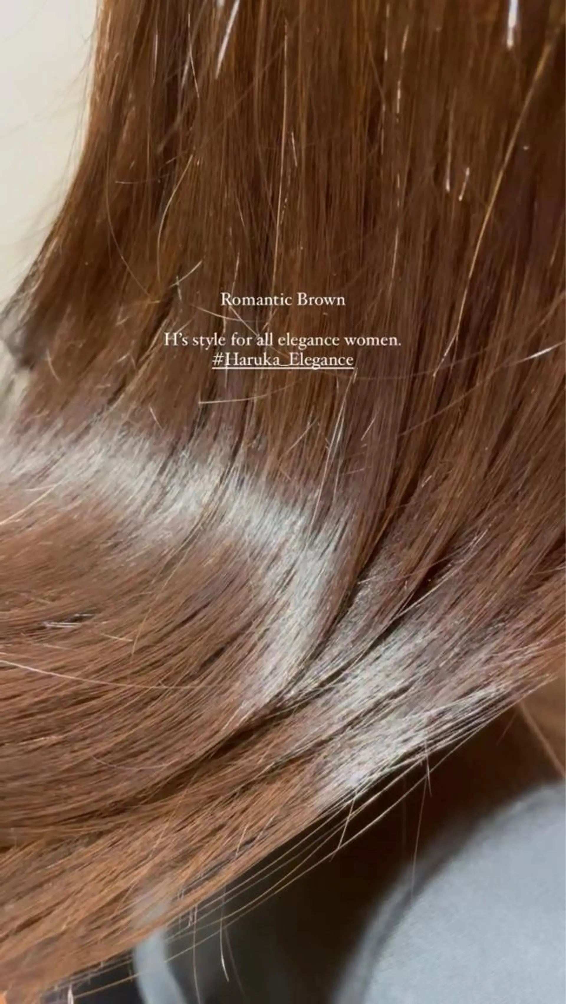 ロング ONDO所属・森 はるかのヘアスタイル