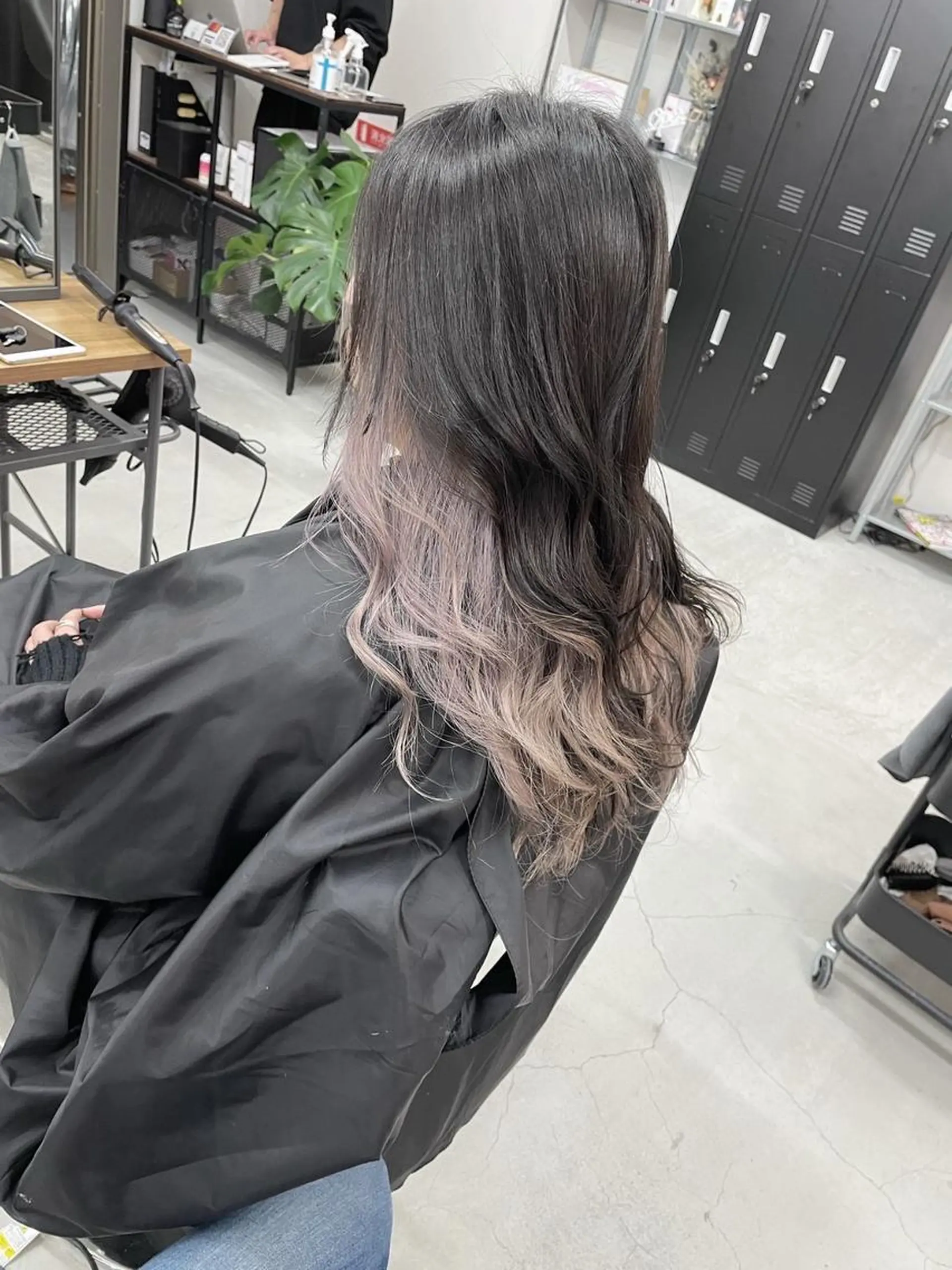 ロング カラー ヘアアレンジ 女性専用サロン 【中崎町】ゆきみのヘアスタイル