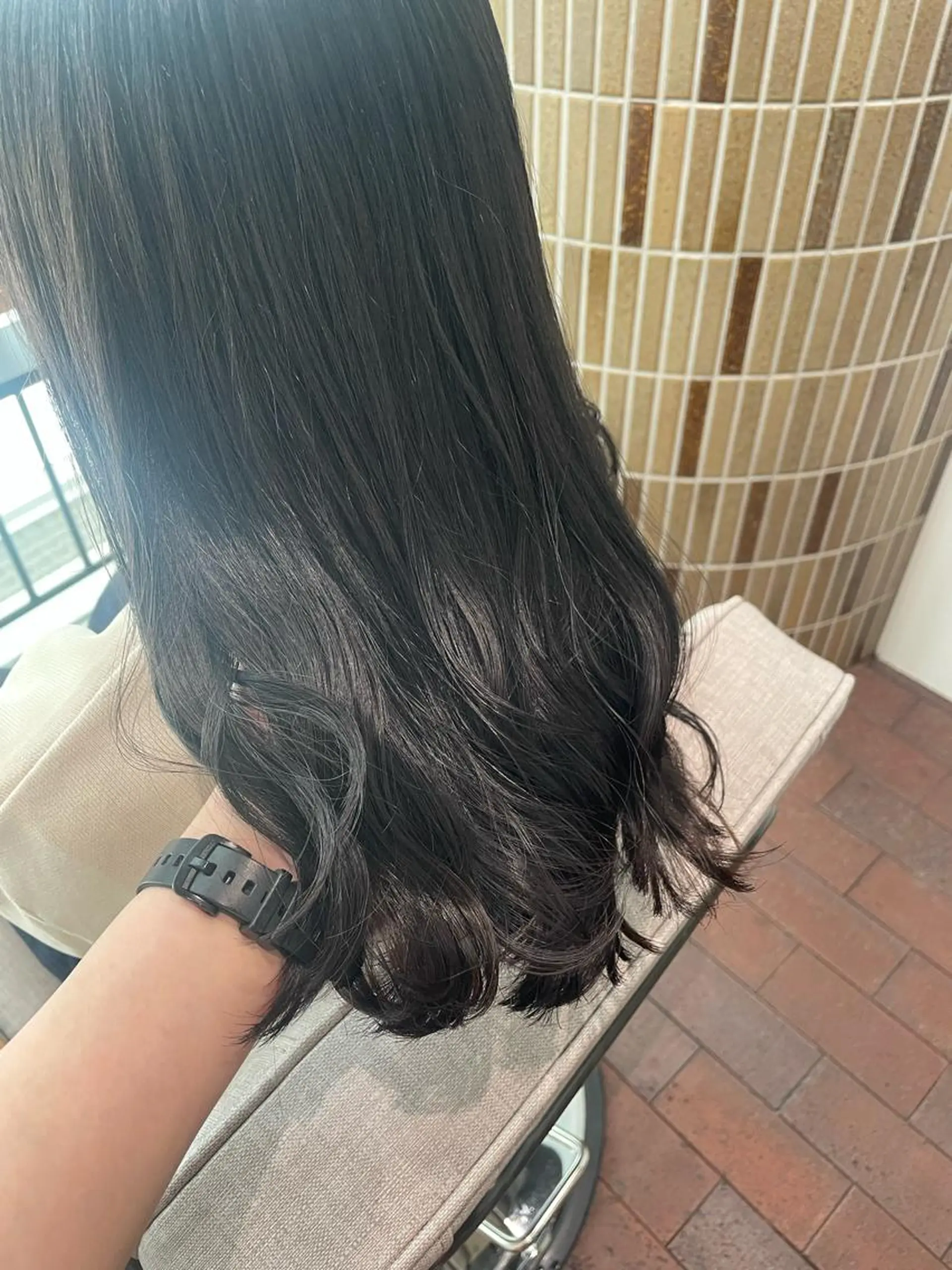 セミロング カラー カット ヘアカラー gotoday　shaire　saron所属・miu. ボブ/透け感カラーのヘアスタイル