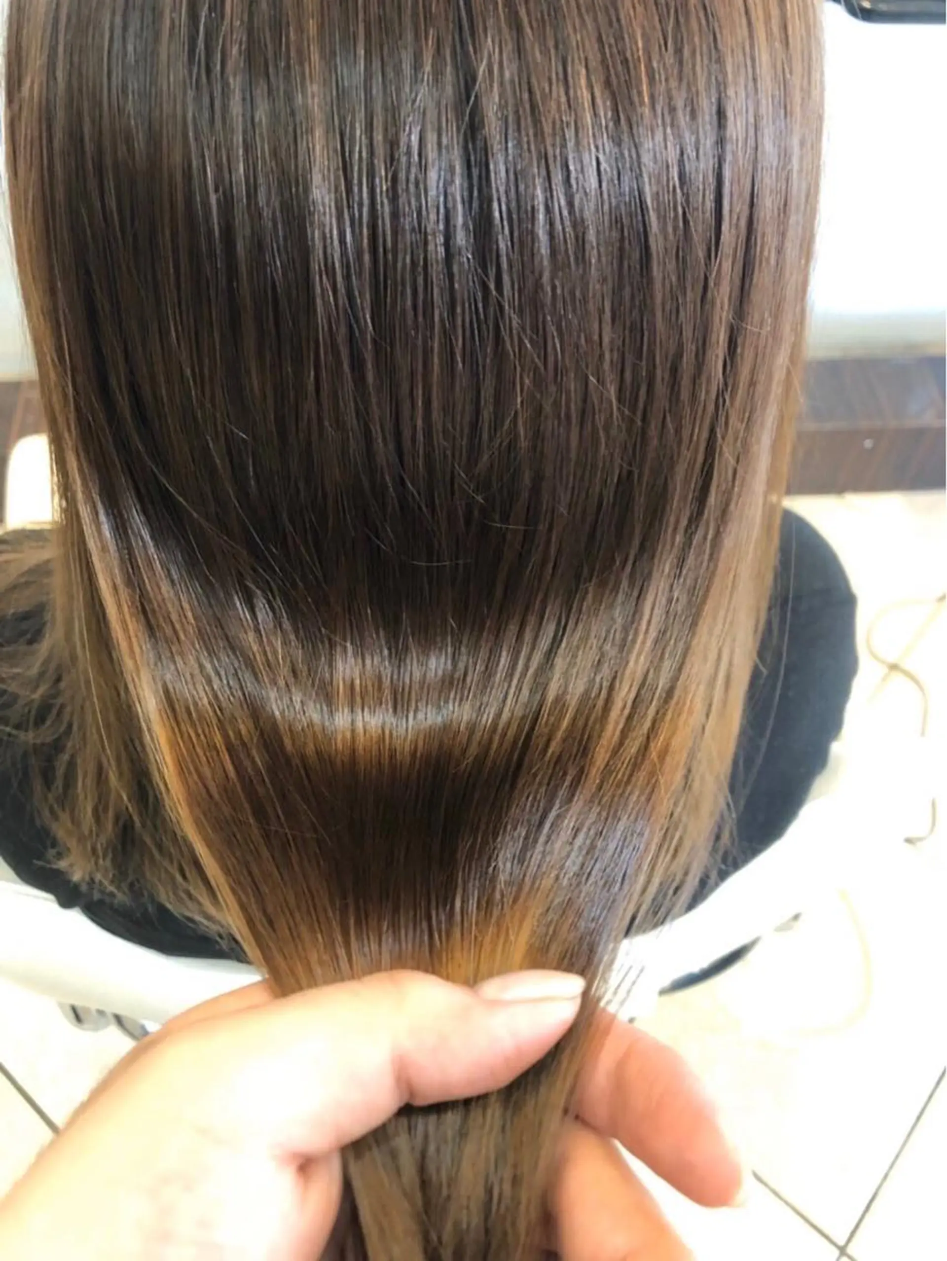 カラー 中谷 大介のヘアスタイル
