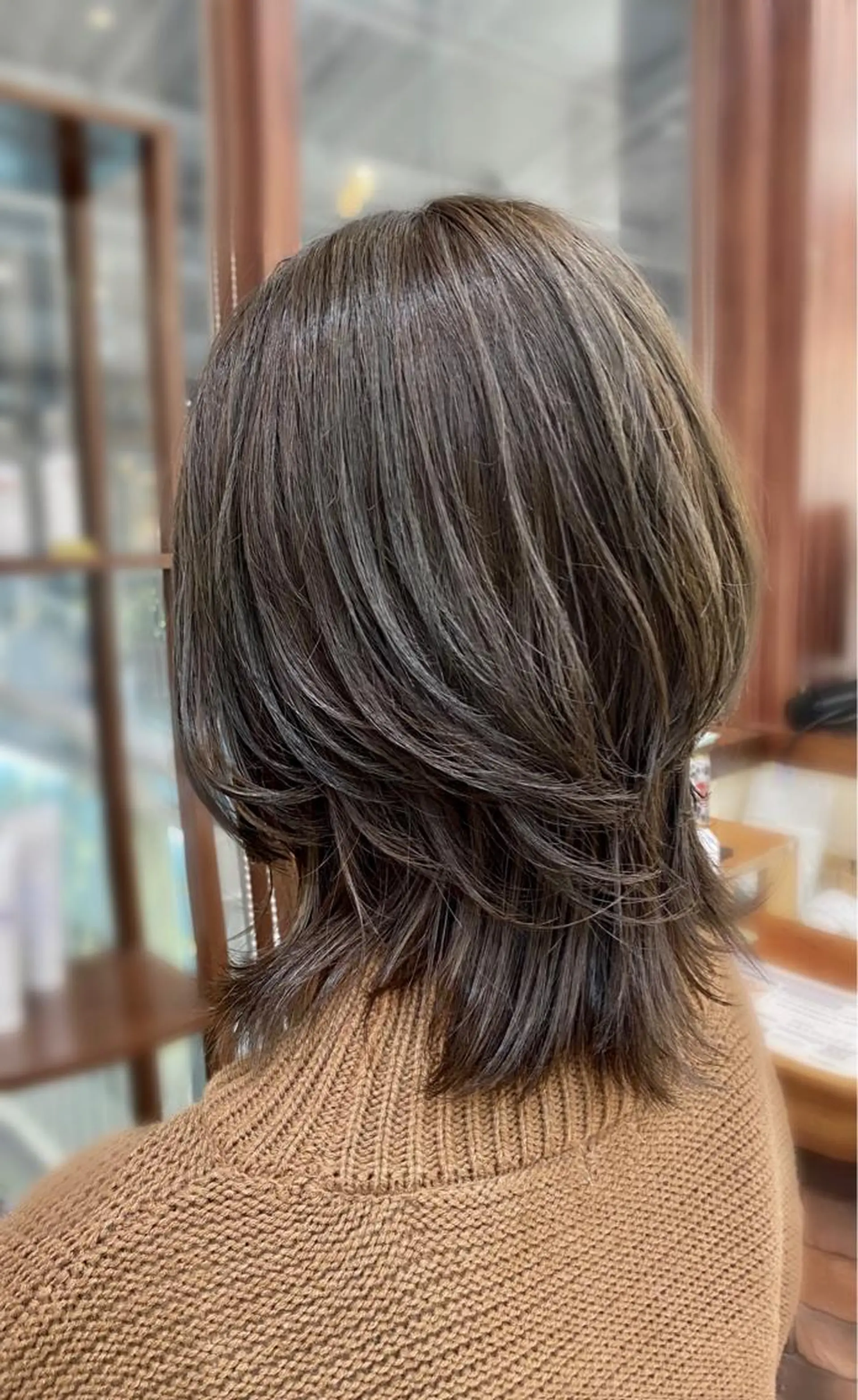 ミディアム カラー パーマ 大野 あさみのヘアスタイル