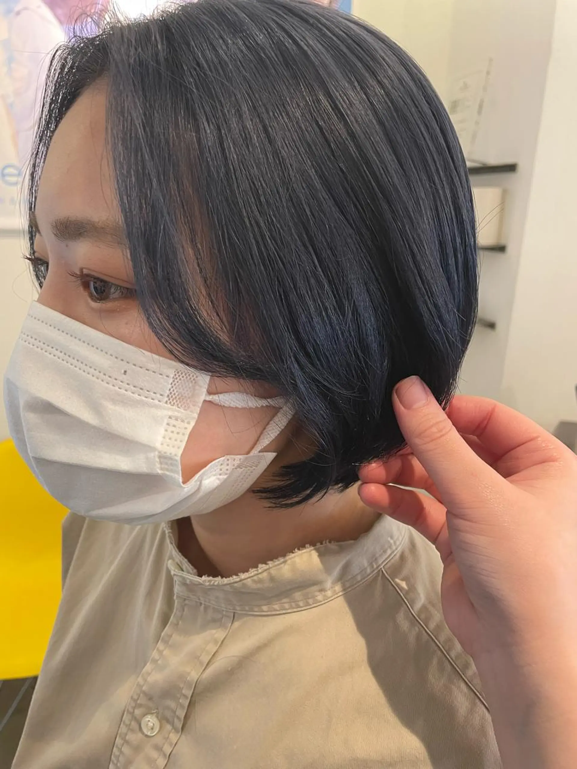 ショート 顔周りカット 🤍韓国ヘア🇰🇷 タバタサオリ🤍のヘアスタイル