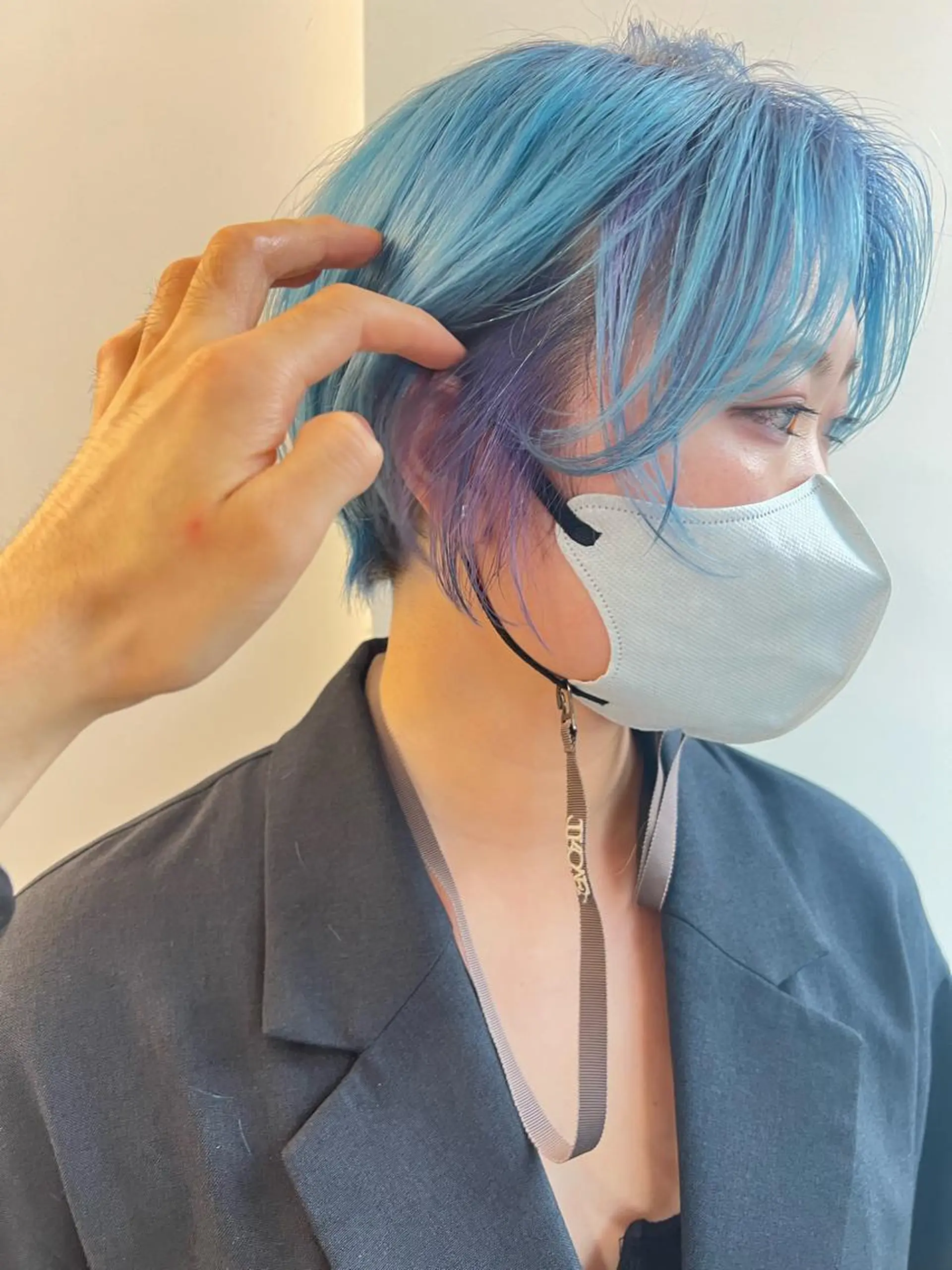 ショート カラー ウルフカット ヘアカラー トリートメント デザインカラー/ 火ノ見🪡のヘアスタイル