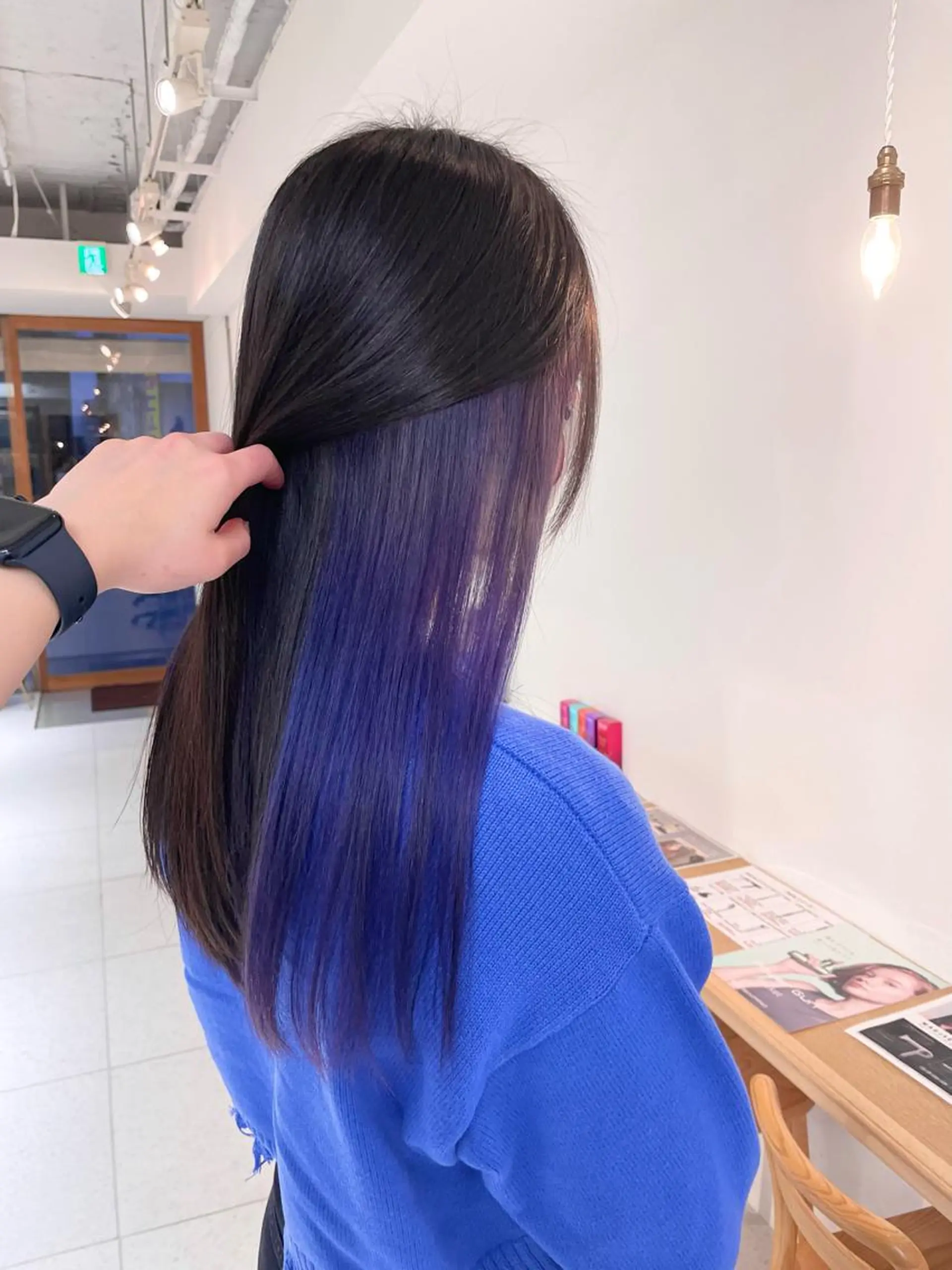 ロング カラー パープルカラー 【NOE】┊ hanasakayaのヘアスタイル