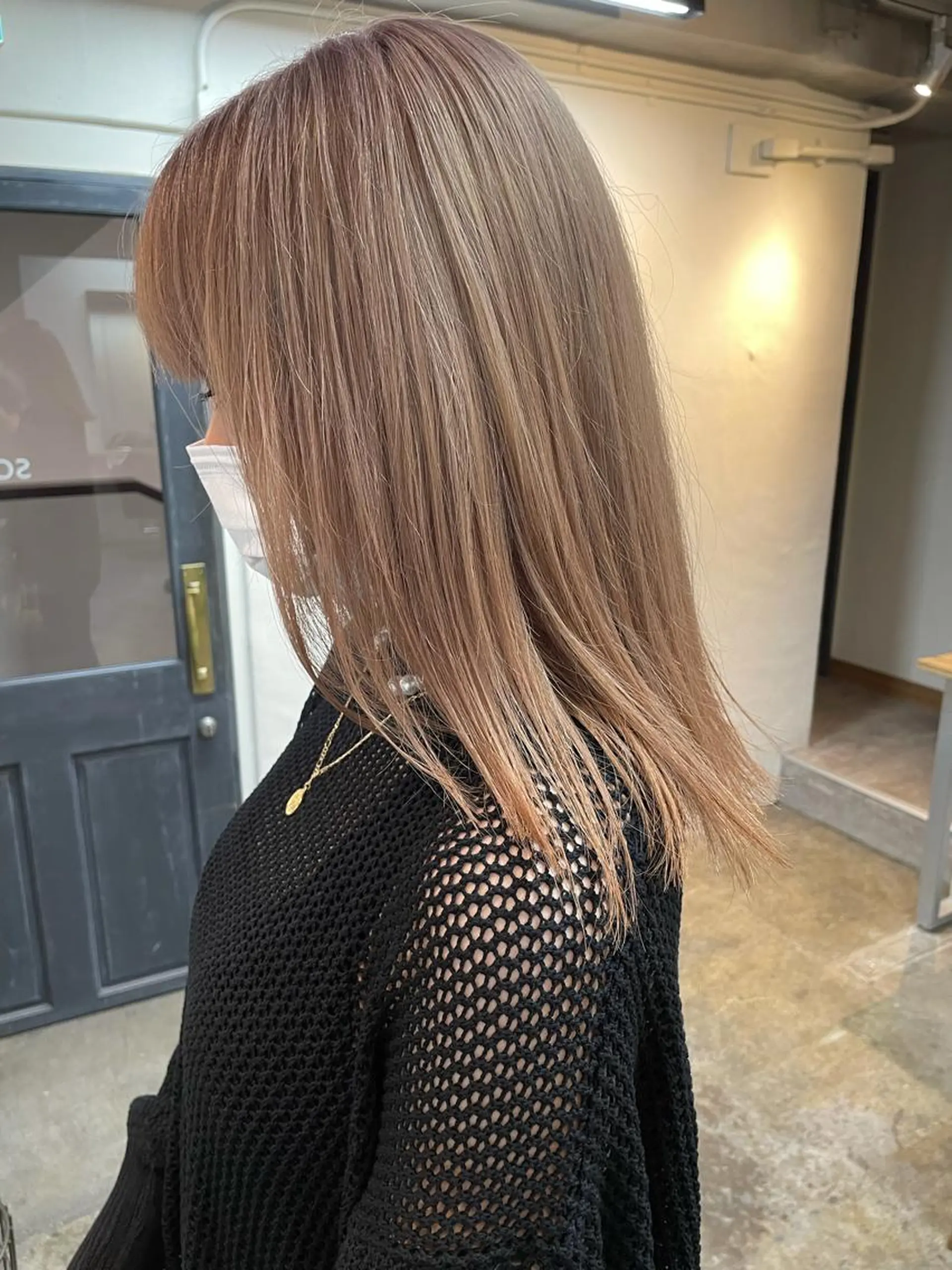 ミディアム 斎藤祐樹 /レイヤー/パーマのヘアスタイル