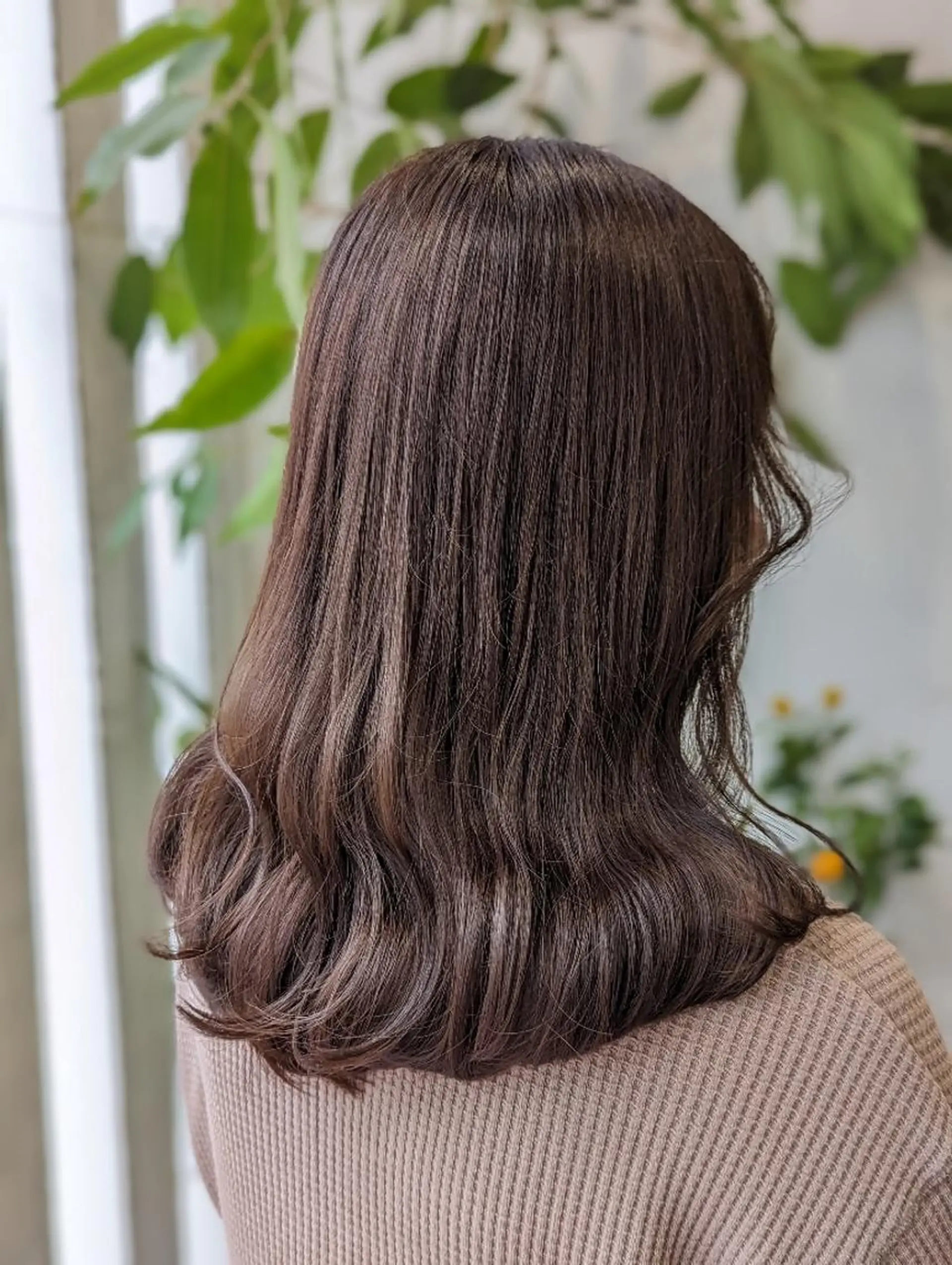 ロング カラー カット ヘアカラー トリートメント 髪質改善アンブリーチ 店長みやけななのヘアスタイル