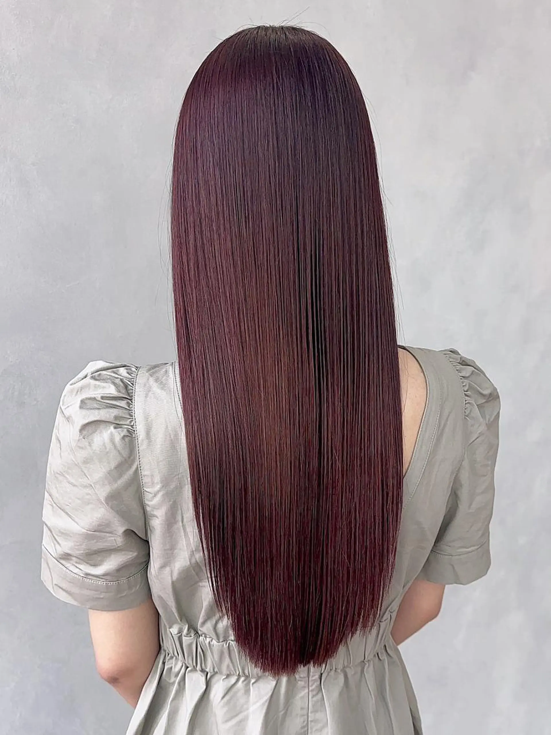 カラー ロング ピンクカラー カット ヘアカラー トリートメント ITbyALBUM 中野店のヘアスタイル