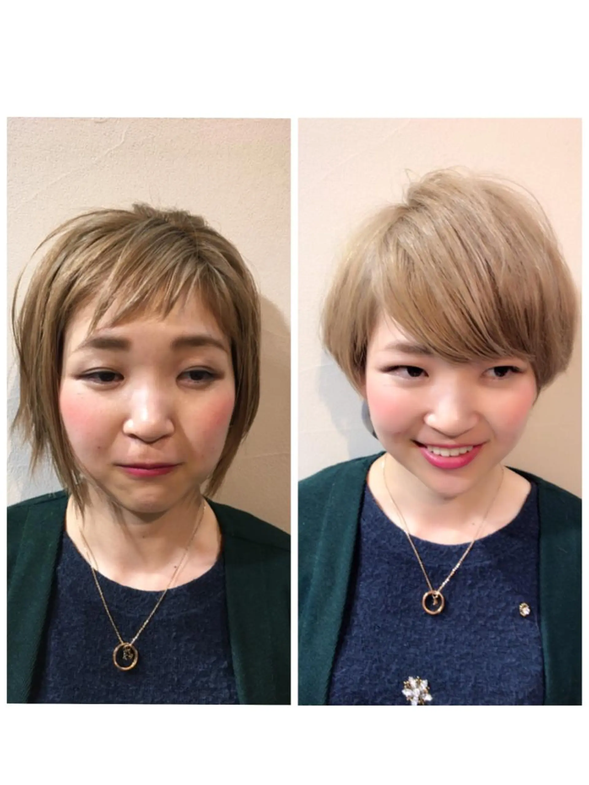 ショート ショートヘア 小顔カット 河野 薫のヘアスタイル