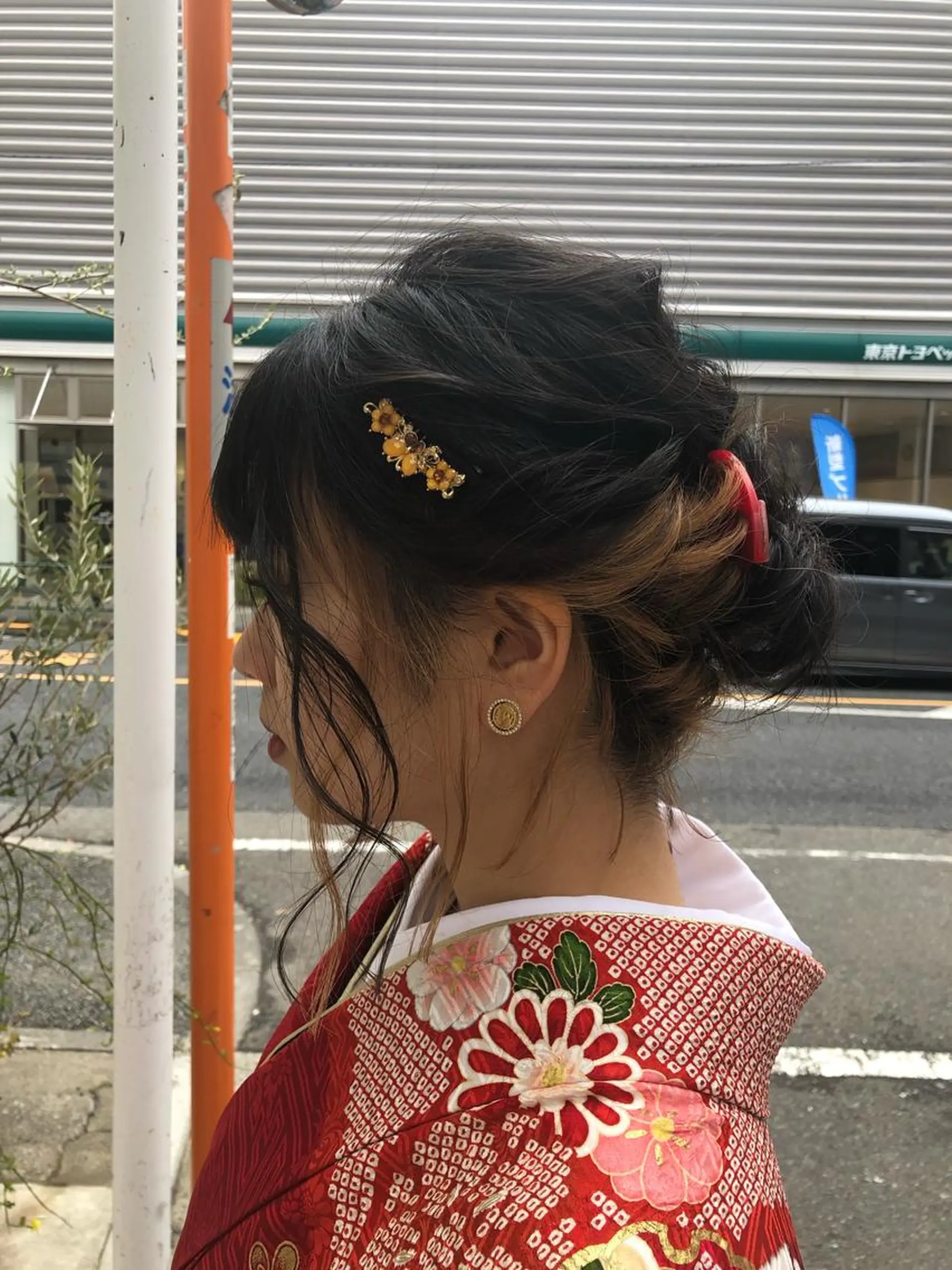 ショート ヘアアレンジ ヘアセット 渡辺 加菜子のヘアスタイル