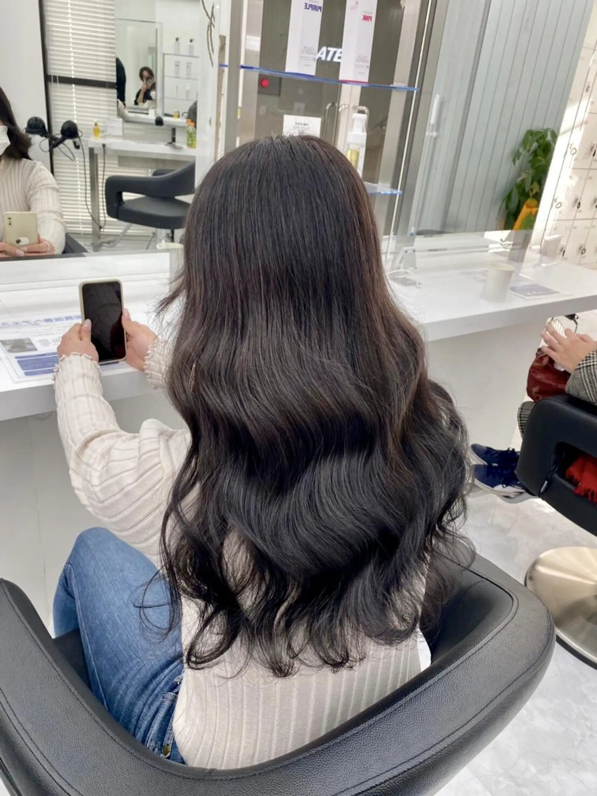 ロング カラー 💙ハイトーン韓国風 色白ヘア💙manaのヘアスタイル