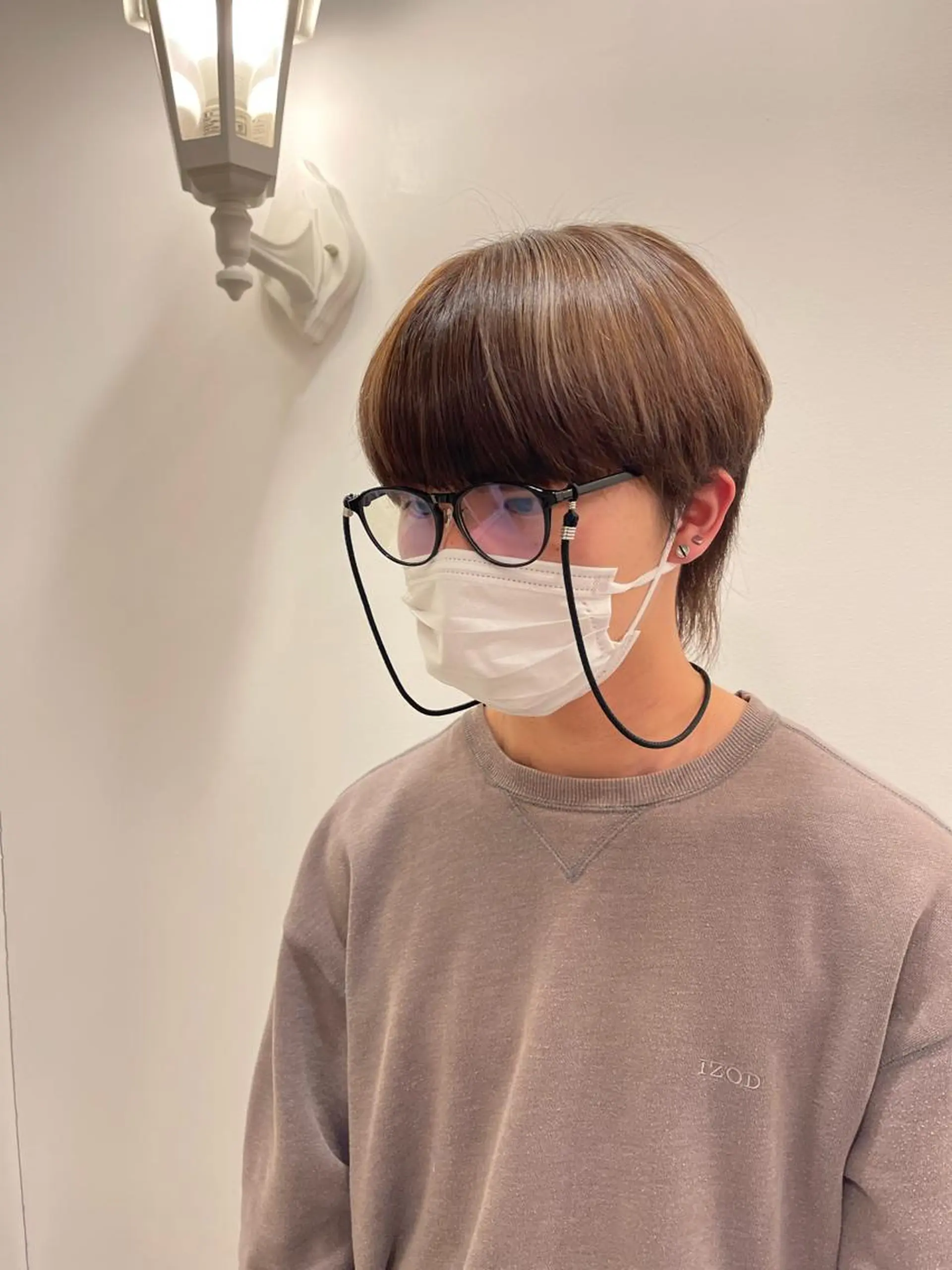 カラー メンズ メンズハイライト グレージュ ハイライトカラー ヘアカラー Lita所属・Lita たいちのヘアスタイル