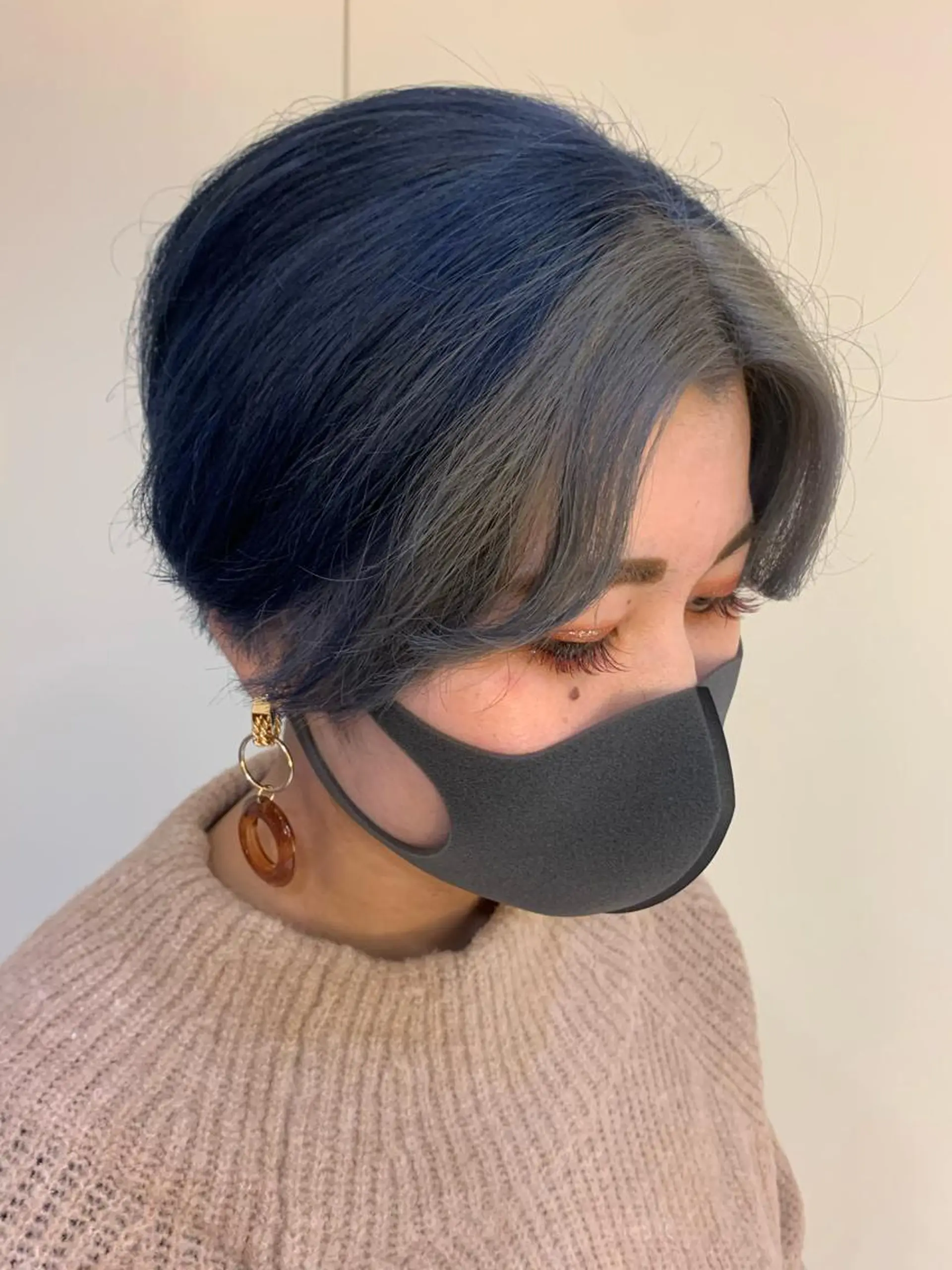 ショート カラー ヘアケア・頭皮ケア デザインカラー/中田のヘアスタイル