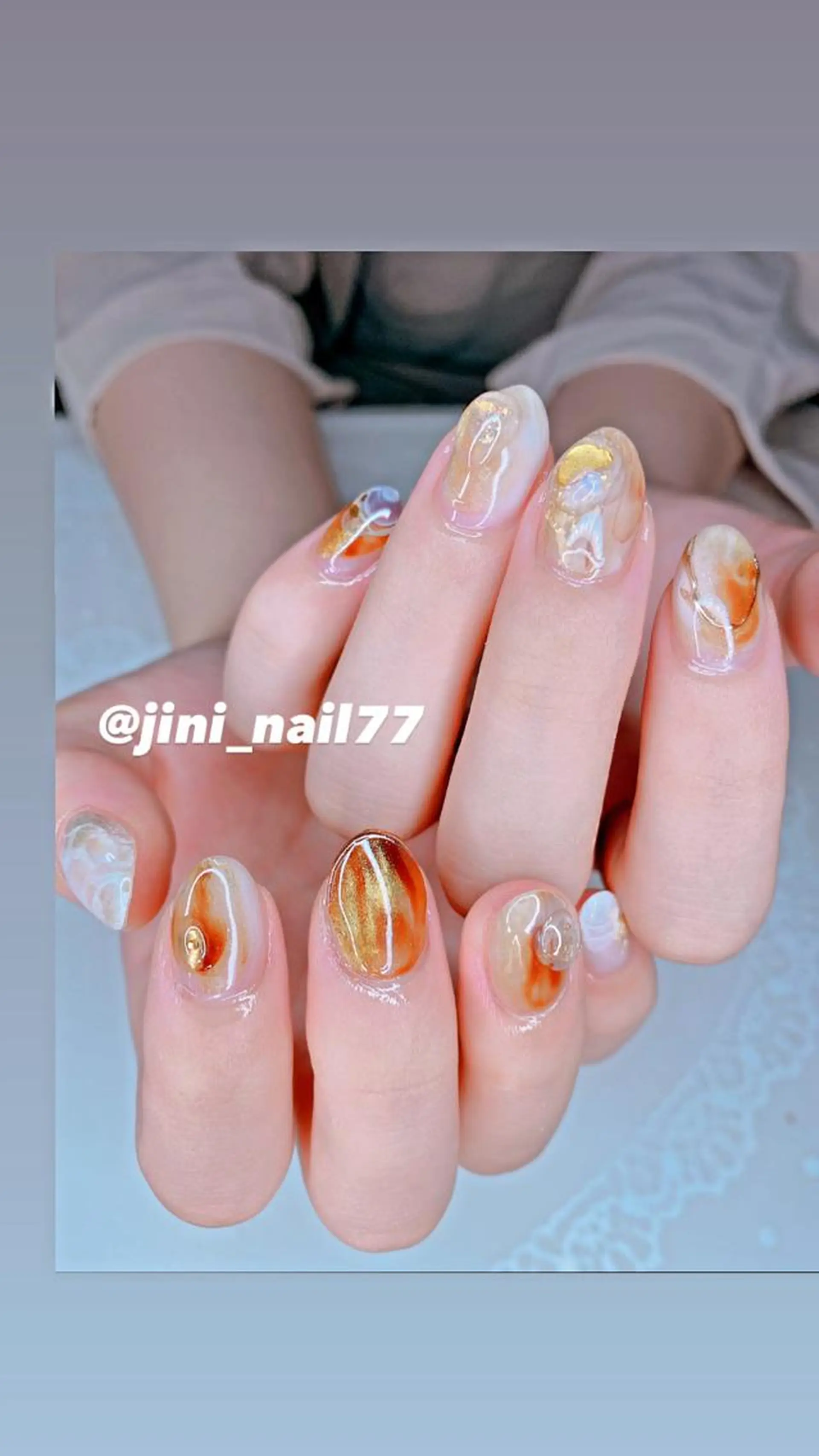 ネイル ハンドネイル JINI NAIL所属・ジニ ネイルのネイルデザイン