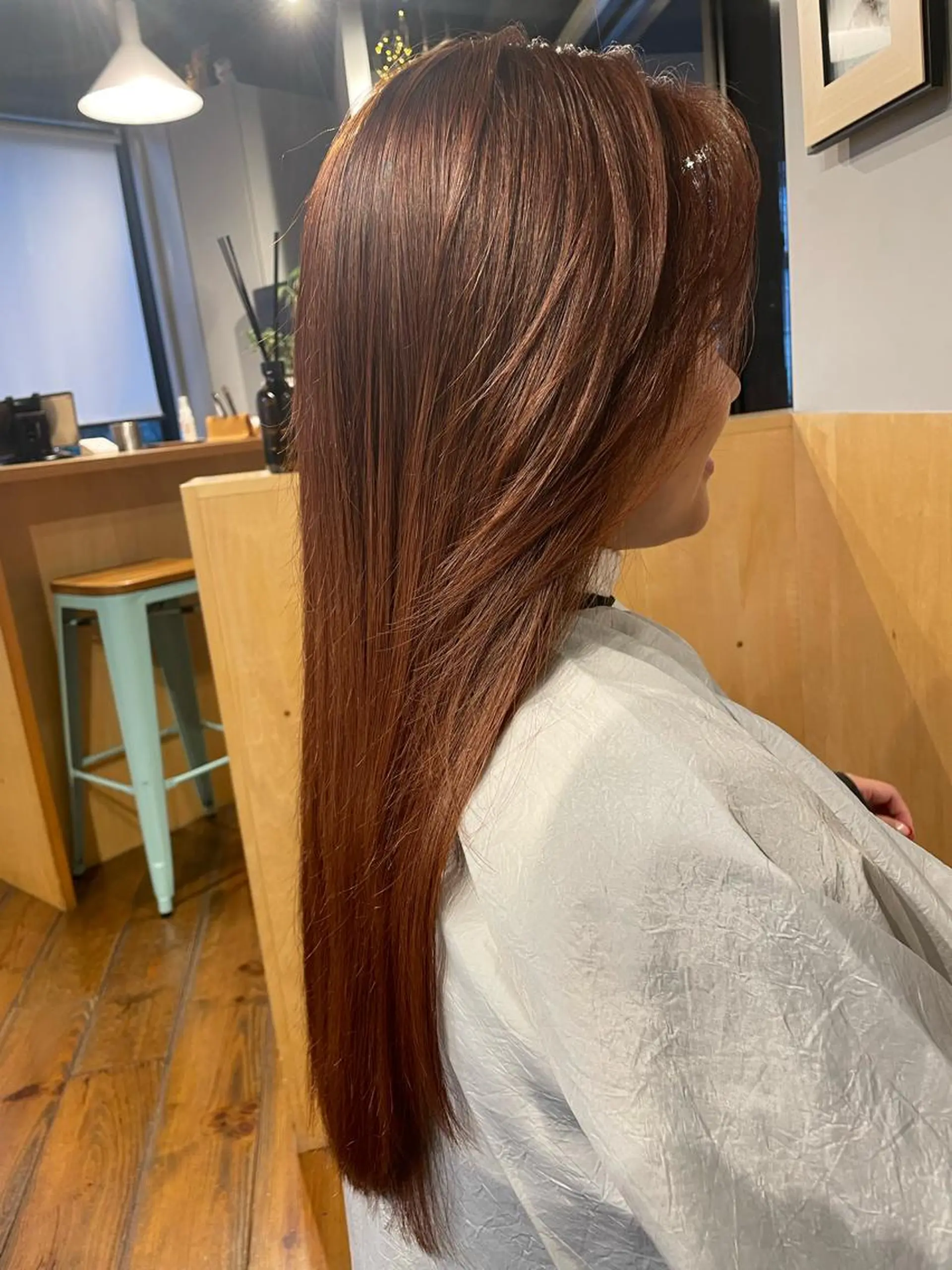 ロング カラー 韓国風ヘア レイヤーカット カット ヘアカラー 【美髪とカット】 AKIFUMIのヘアスタイル