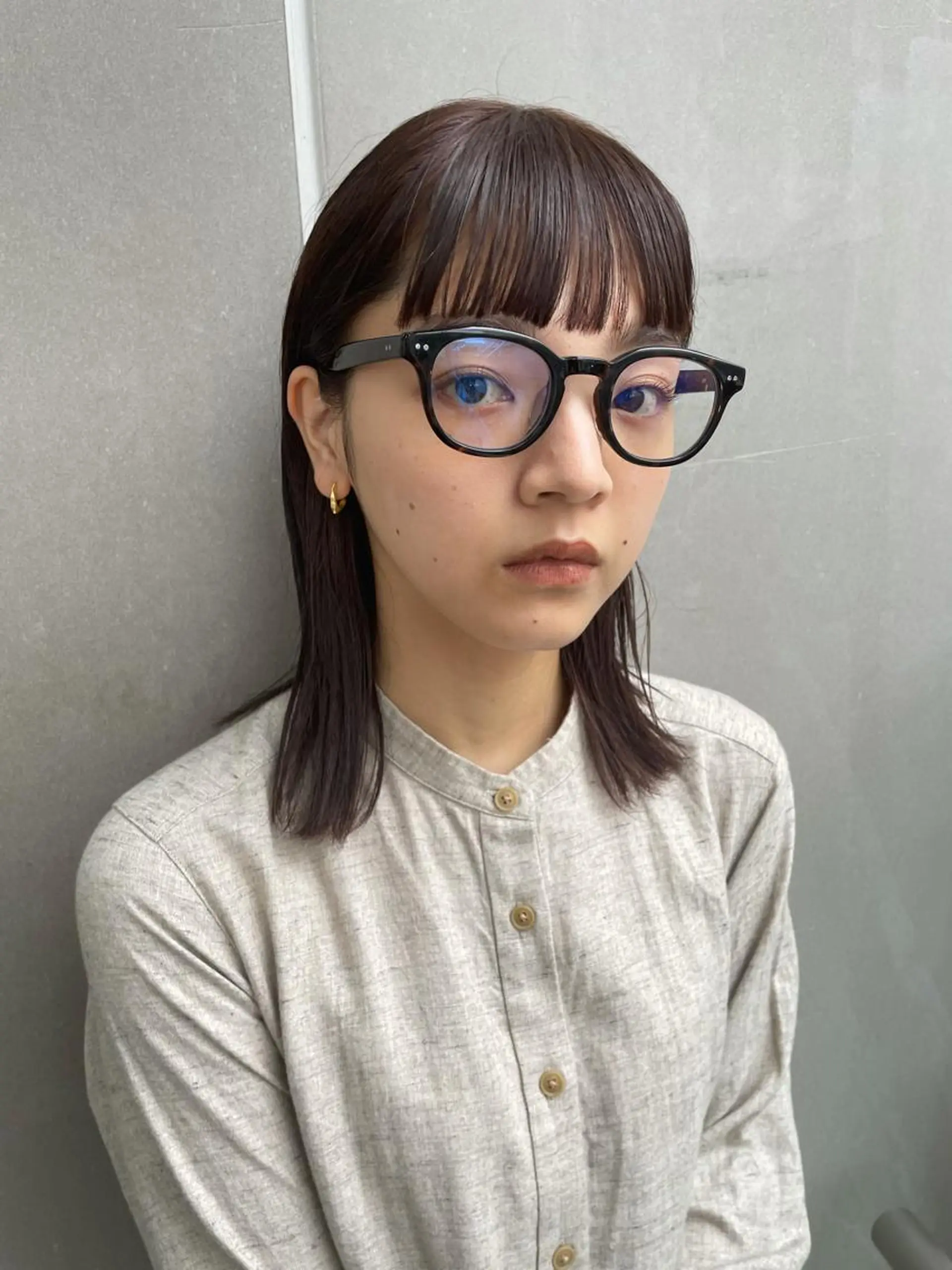 ミディアム 斎藤祐樹 /レイヤー/パーマのヘアスタイル