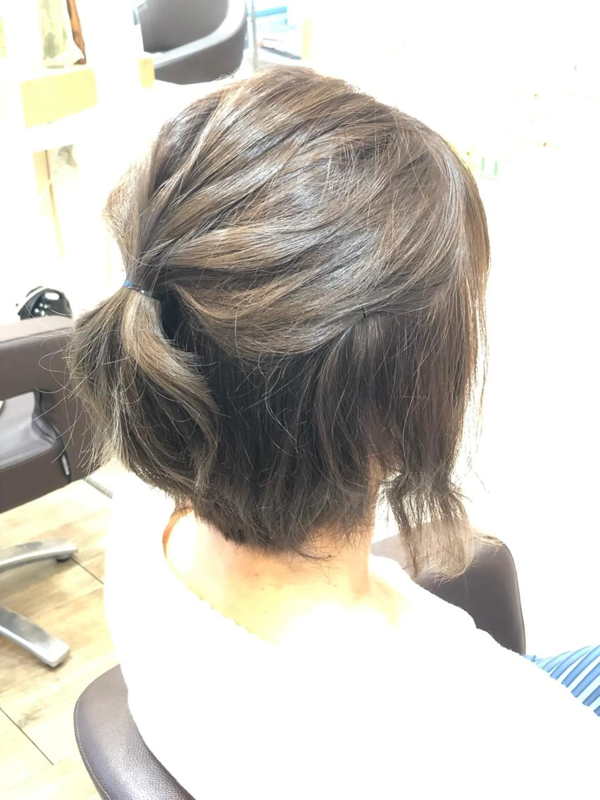 ショート アッシュ カット ヘアカラー トリートメント 鈴木 雅人のヘアスタイル