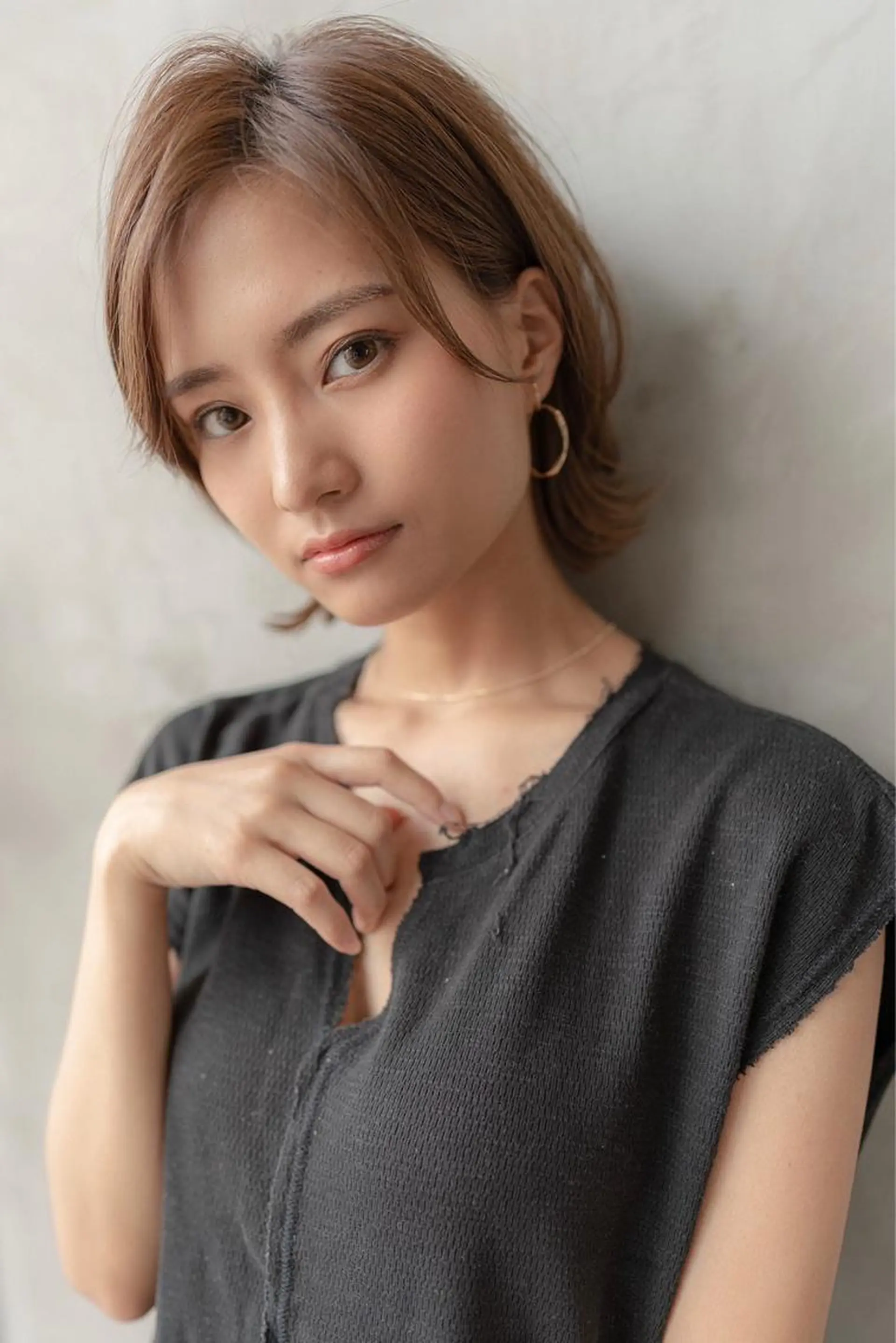 ミディアム カラー カット ヘアカラー トリートメント 🉐レイヤー/塩見 弘樹🉐渋谷のヘアスタイル