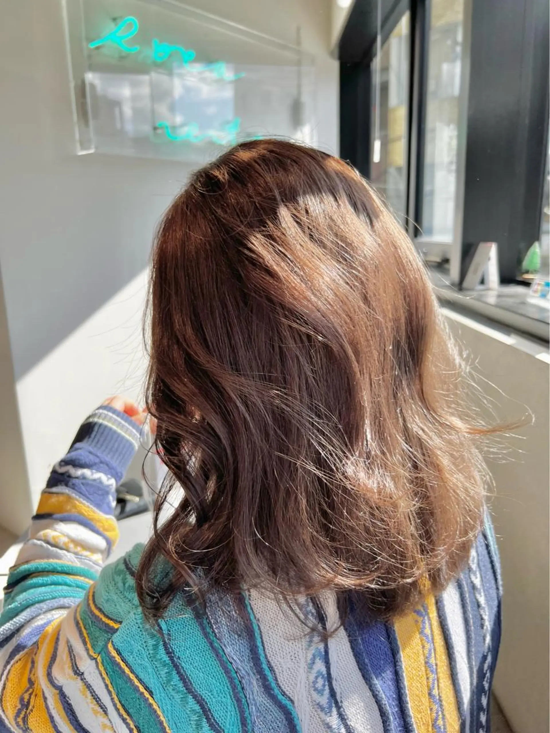 ロング カラー ヘアカラー トリートメント 🌐👽フクイ キララ🌎💎のヘアスタイル