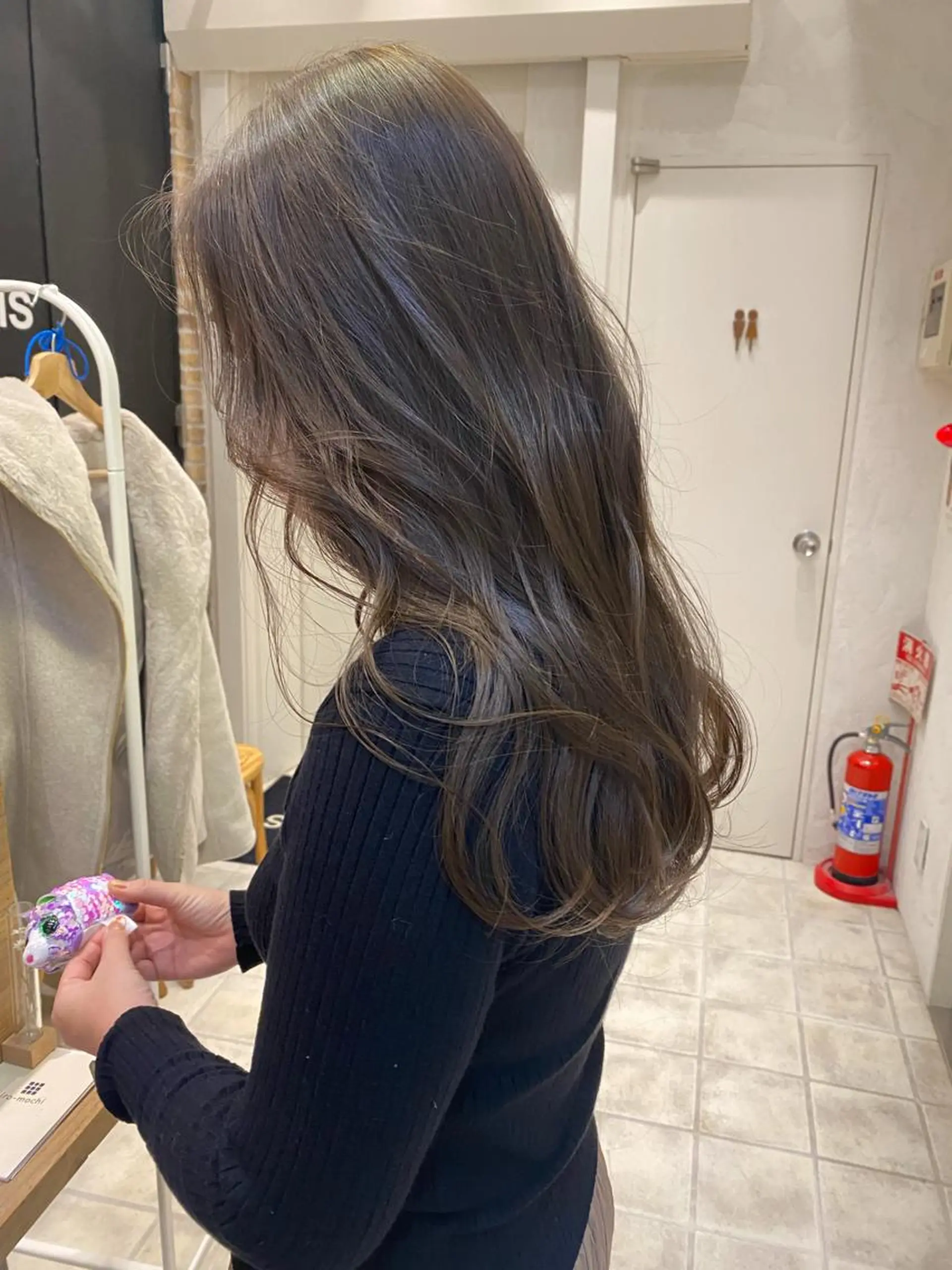 ロング カラー ベージュカラー グレージュ オリーブベージュ オリーブカラー オリーブグレージュ 🌟アレンジが似合う カラー🌟Rumiのヘアスタイル