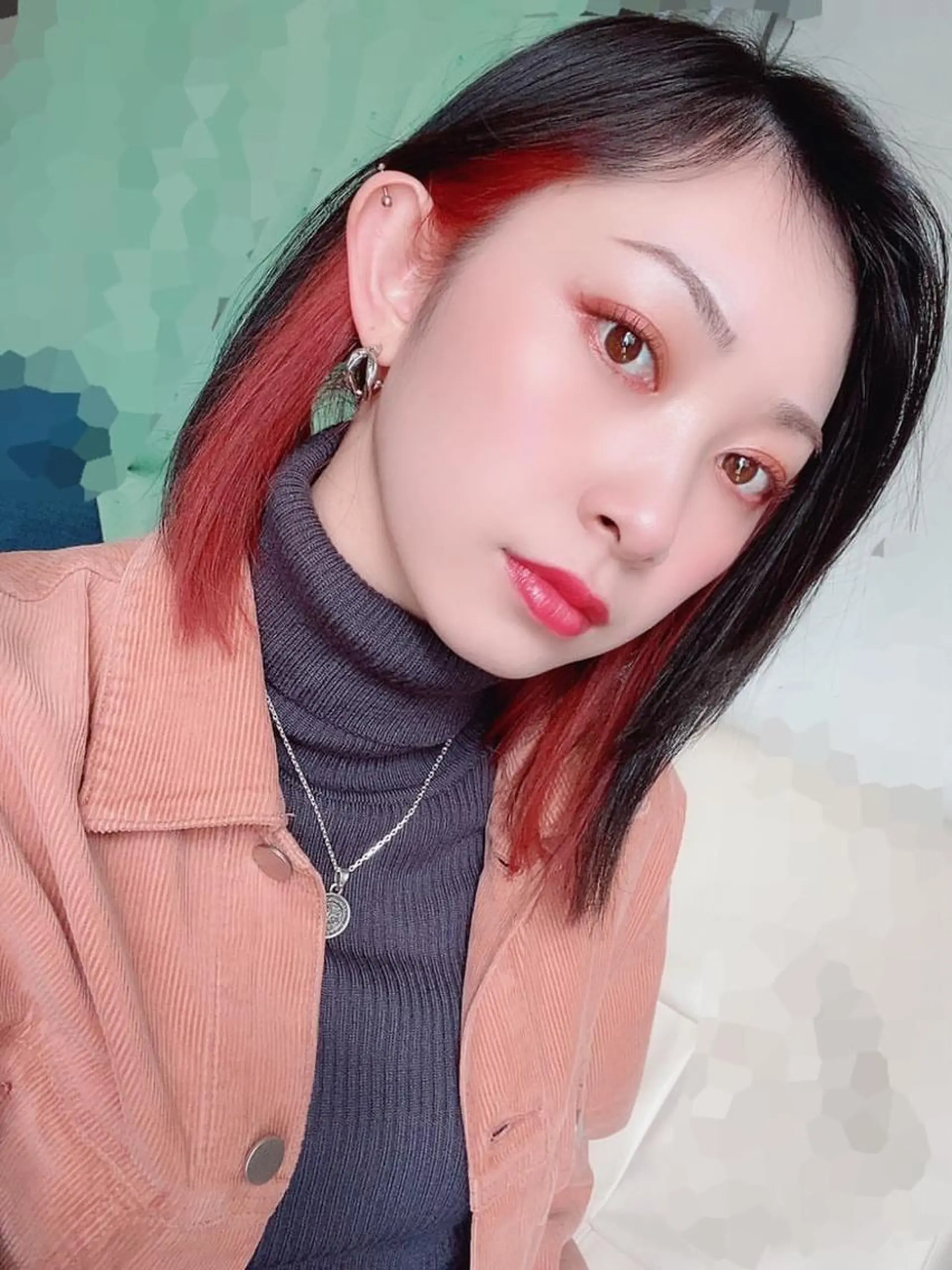 ミディアム タカツド ユウキのヘアスタイル