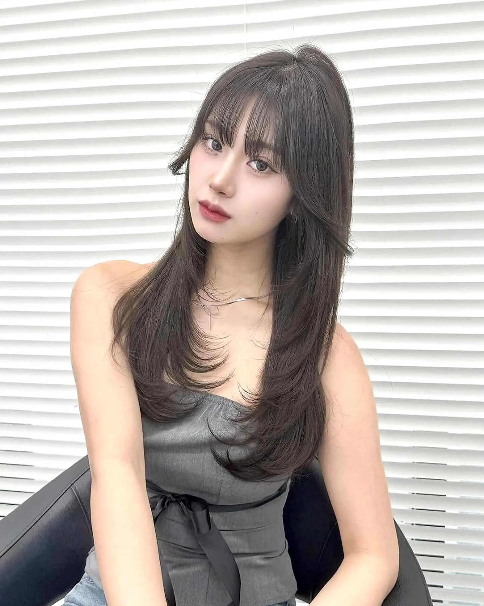 カラー カット ヘッドスパ ヘアセット 銀座DISCO🧸 透明感ブラウン🧸のヘアスタイル