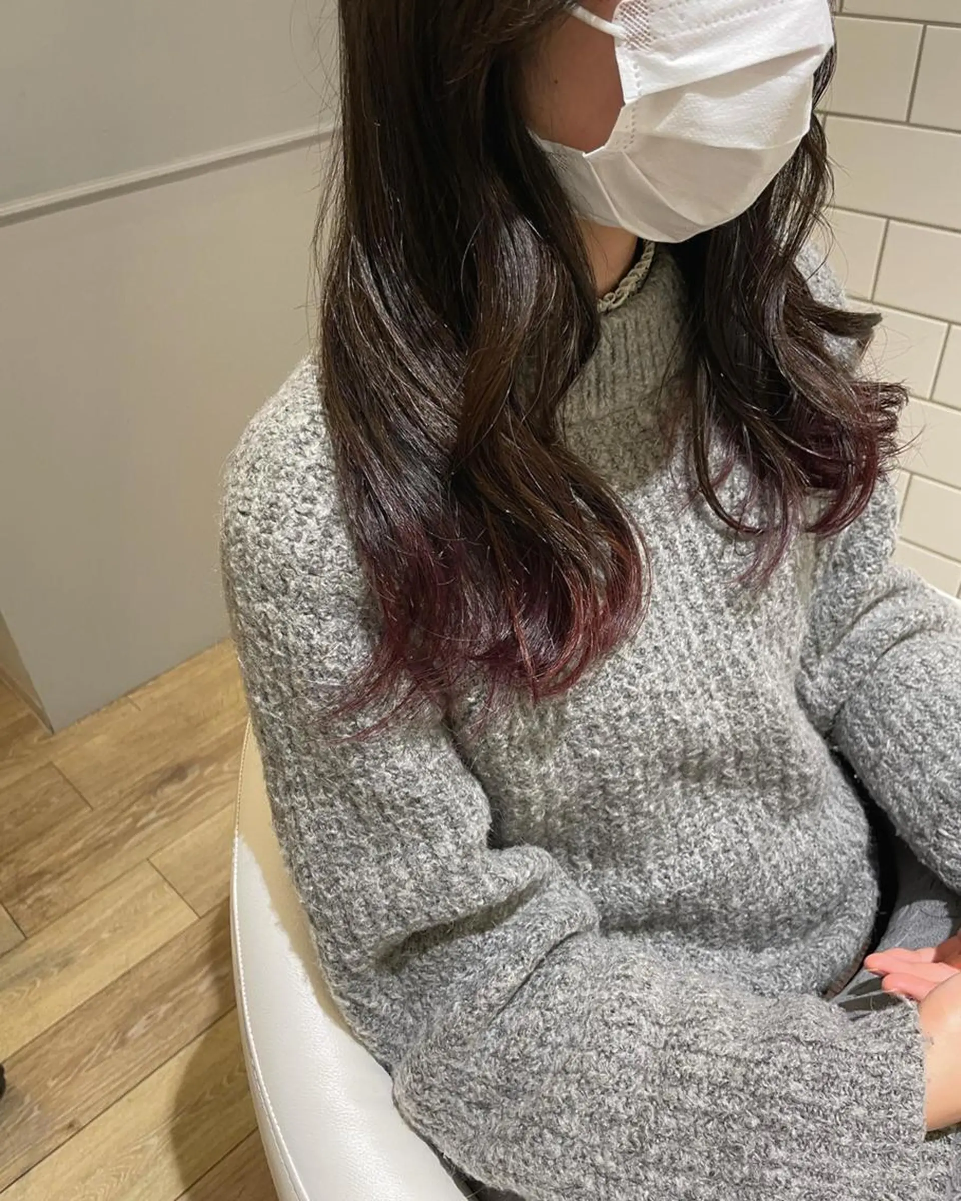 ミディアム カラー パーマ ヘアアレンジ メンズ キッズ ネイル マツエク・マツパ グラデーションカラー グラデーション 🫧垢抜けヘア🫧 SHIORIのヘアスタイル