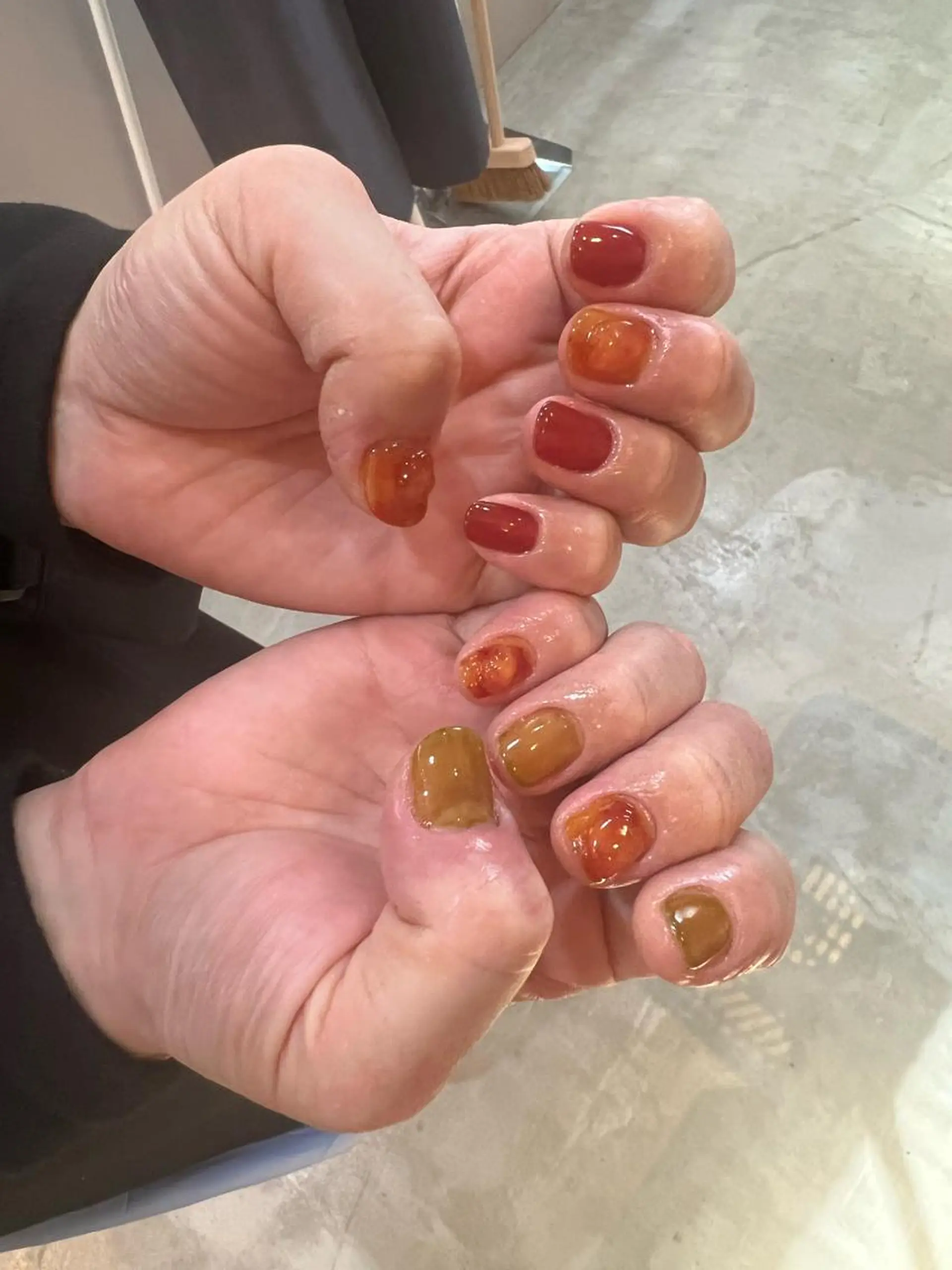ネイル ニュアンスネイル Belulu所属・安齋 都のネイルデザイン
