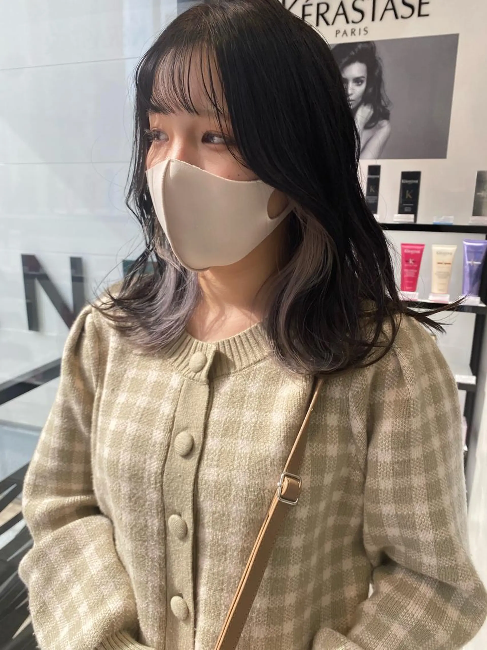 セミロング カラー パーマ ヘアアレンジ メンズ キッズ ネイル マツエク・マツパ メンズブリーチ メンズインナーカラー ブリーチ ケアブリーチ インナーカラー Olive🫒／赤み 消し／透明感のその他イメージ
