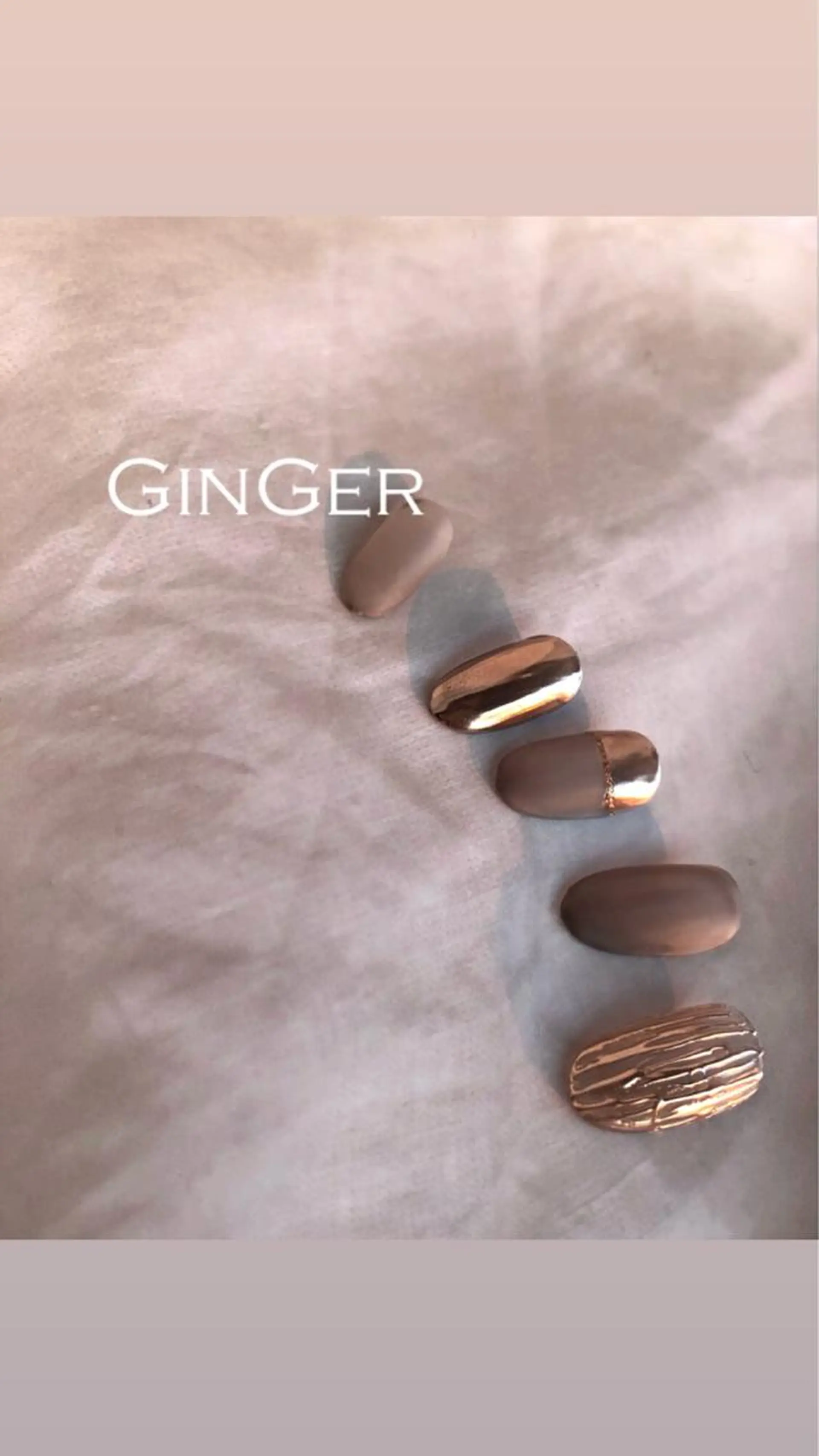 ネイル フットネイル GinGer nail salonのネイルデザイン