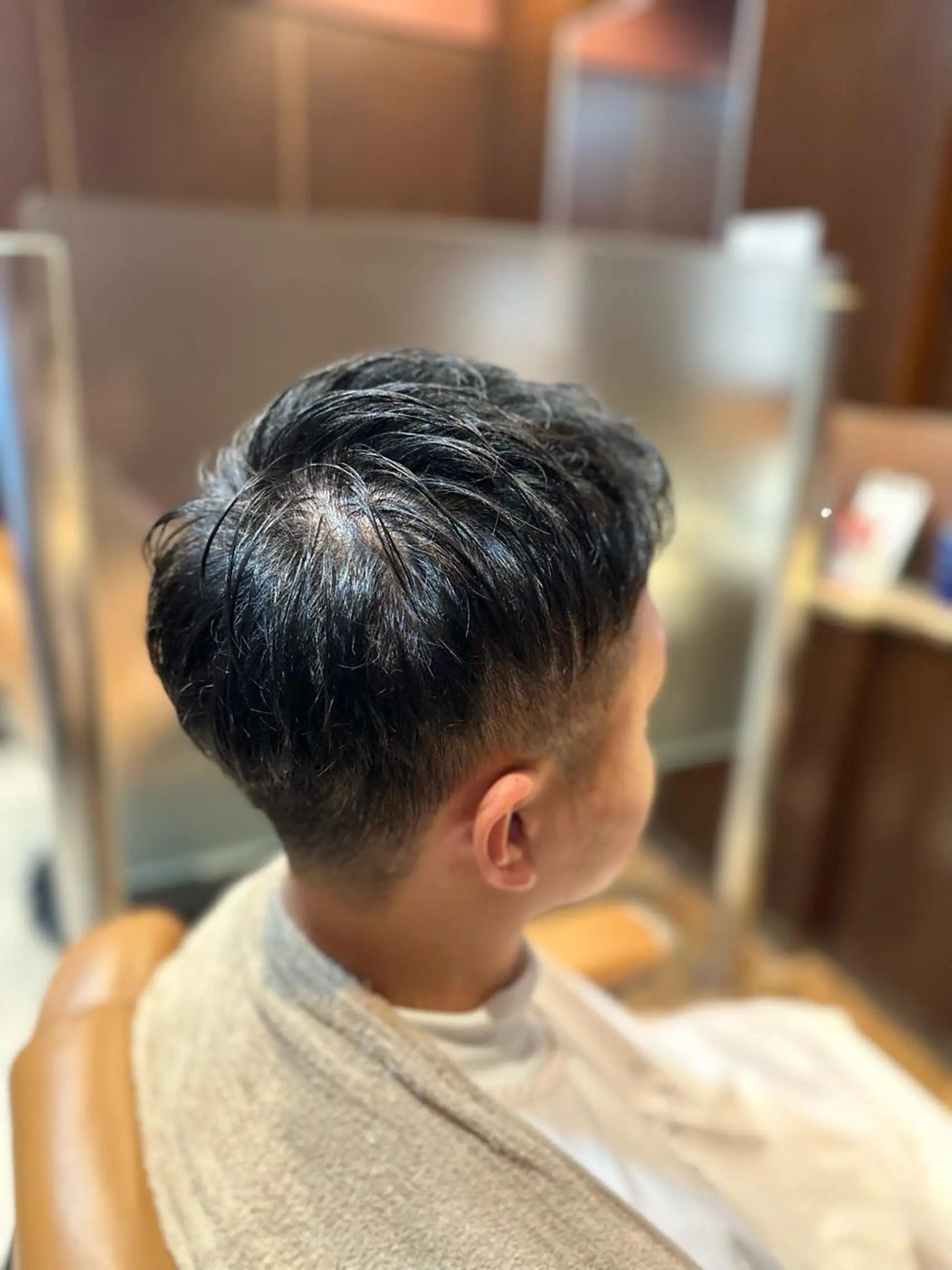 ショート HAIR MODE  KIKUHI「ヘアモードキクチ」神田店所属・💈【理容室】夜受付 上坂　一宏のヘアスタイル