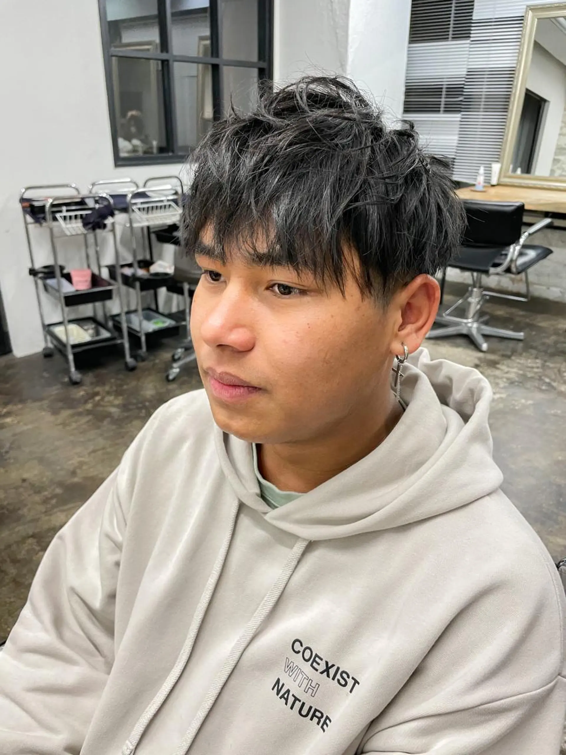 ショート メンズ メンズパーマ メンズ特化ryoのヘアスタイル