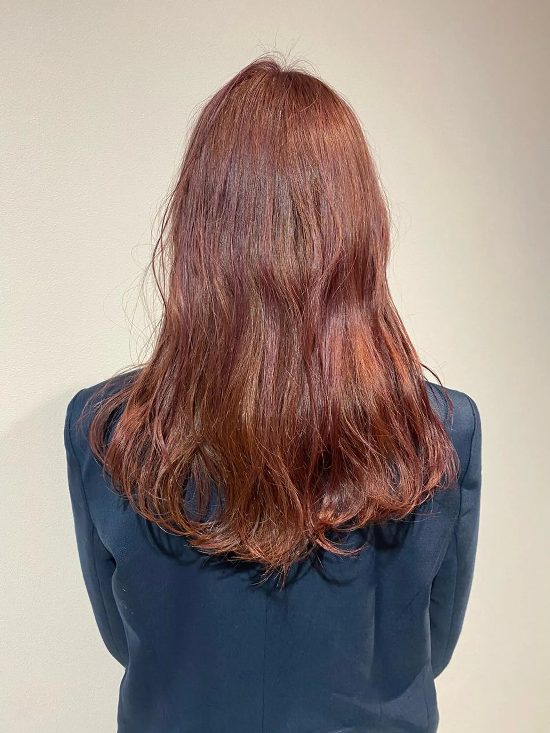 カラー ブリーチ ケアブリーチ ダブルカラー イヤリングカラー ハイライトカラー ulu名古屋栄所属・落合しほ/韓国ヘア/ 髪質改善/縮毛矯正のヘアスタイル