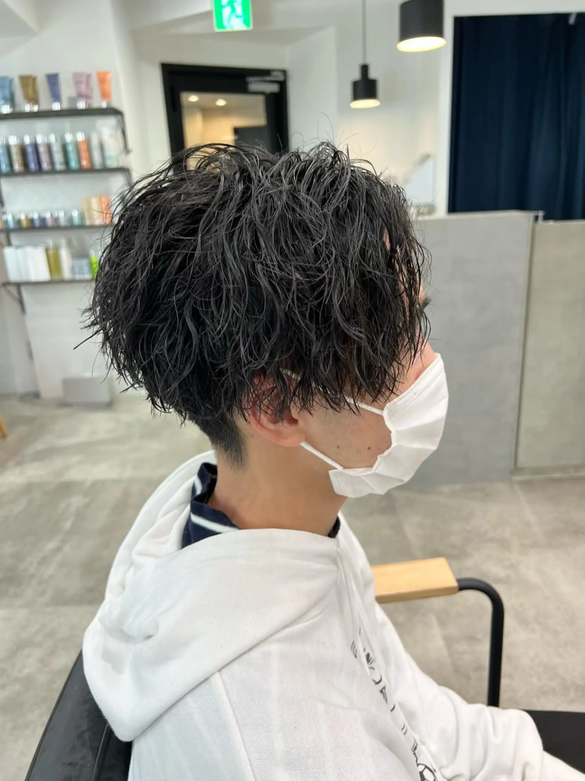 ショート パーマ メンズ パーマ ショート&ボブ✂️ 宮島 祐太のヘアスタイル