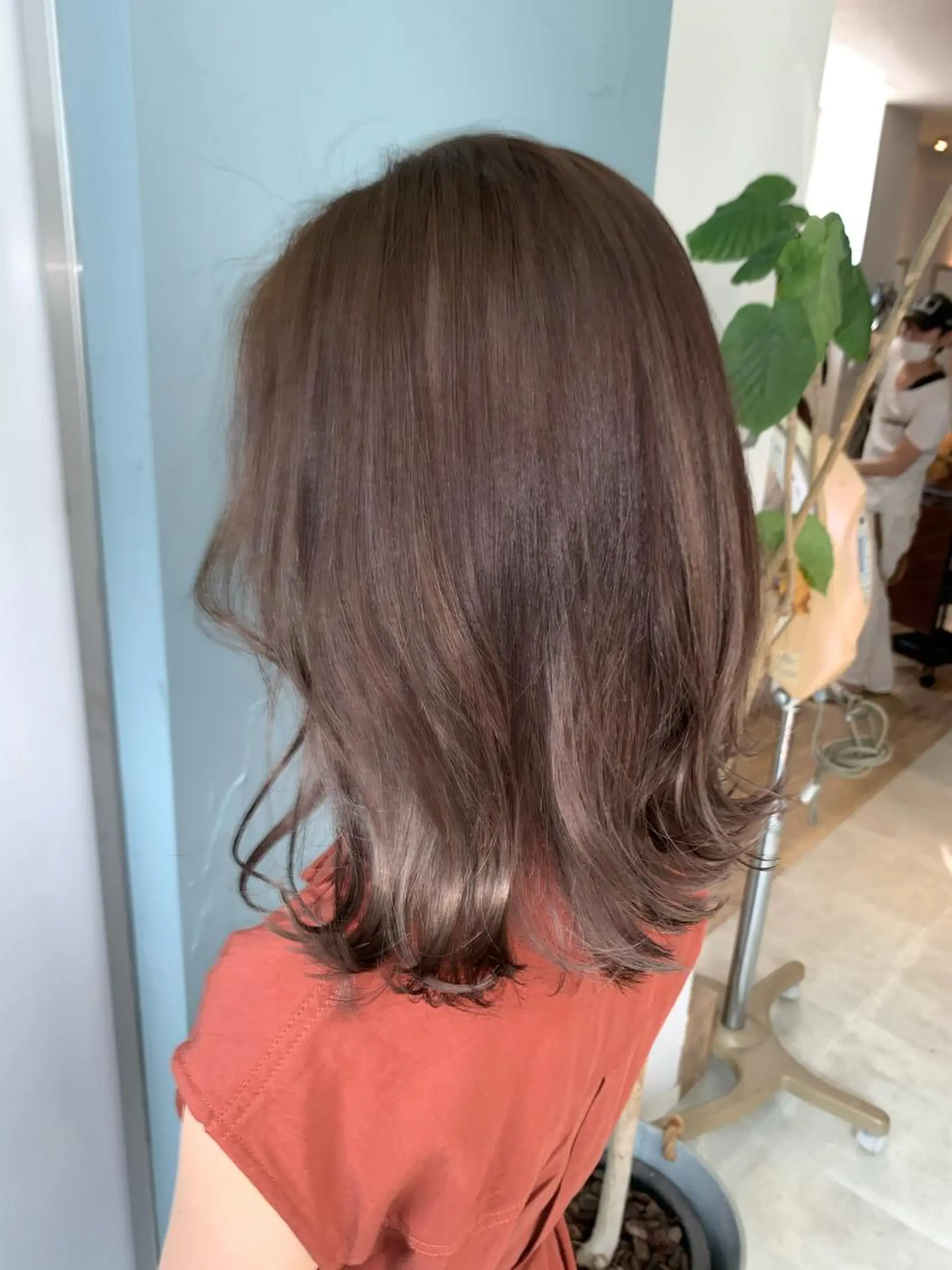 ミディアム カラー カット ヘアカラー トリートメント 船津武俊 フナツタケトシのヘアスタイル