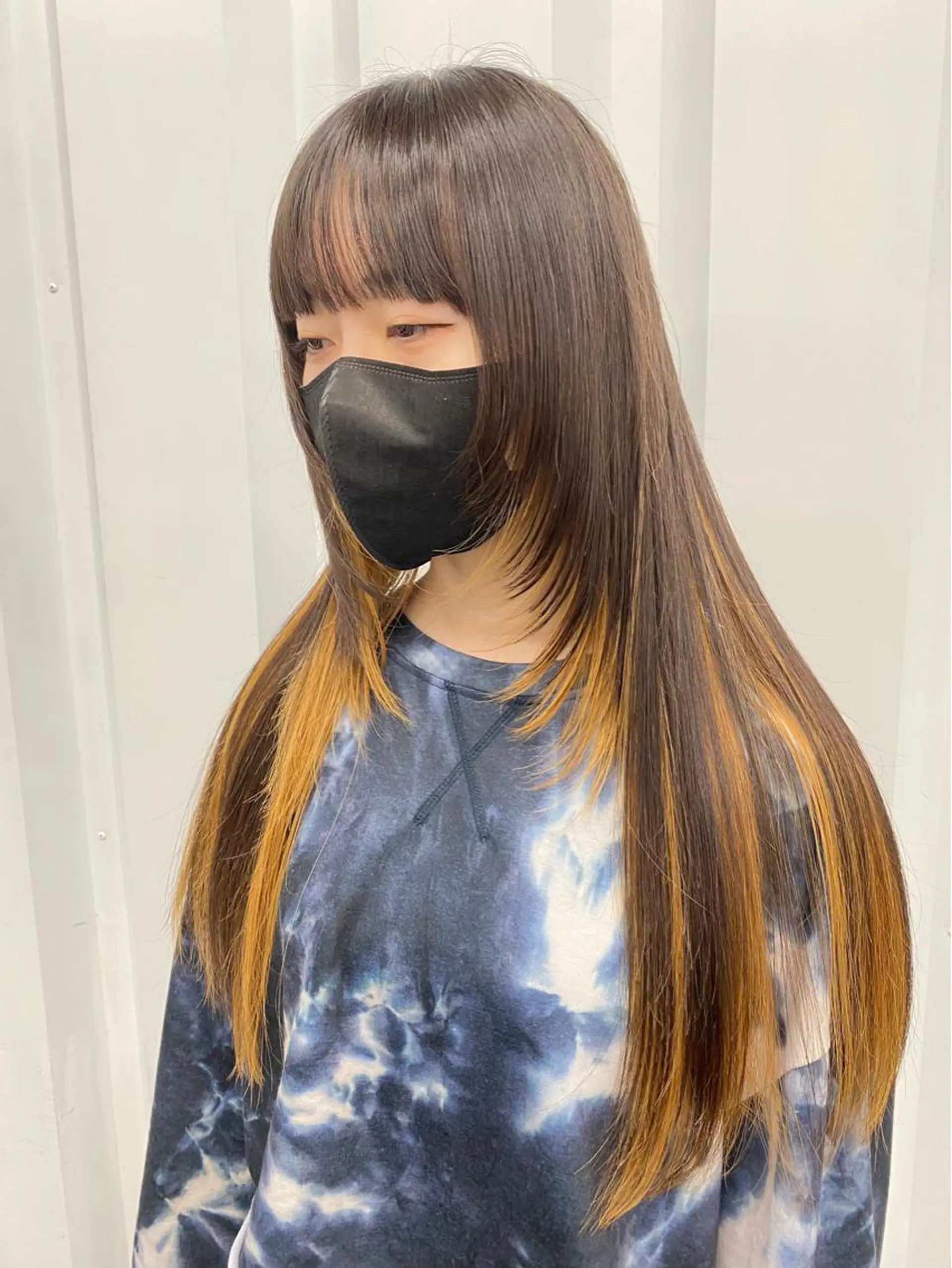 ロング カラー ヘアアレンジ インナーカラー 顔周りカット レイヤーカット ヘアカラー トリートメント ［似合わせヘア］ ✂︎OGURO✂︎のヘアスタイル