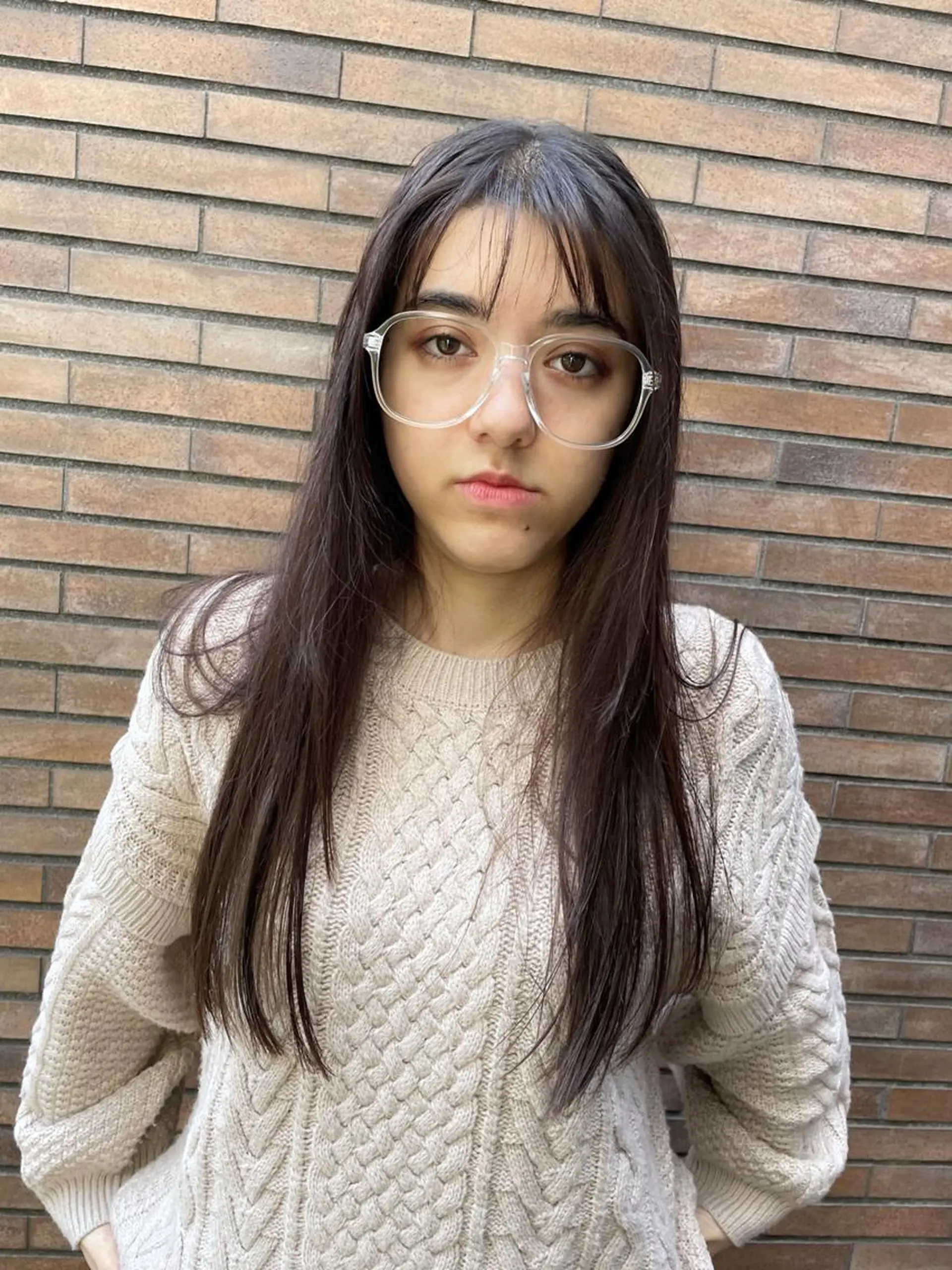 ロング カット 縮毛矯正 トリートメント 🌼U24 ヘアデザインラボのヘアスタイル