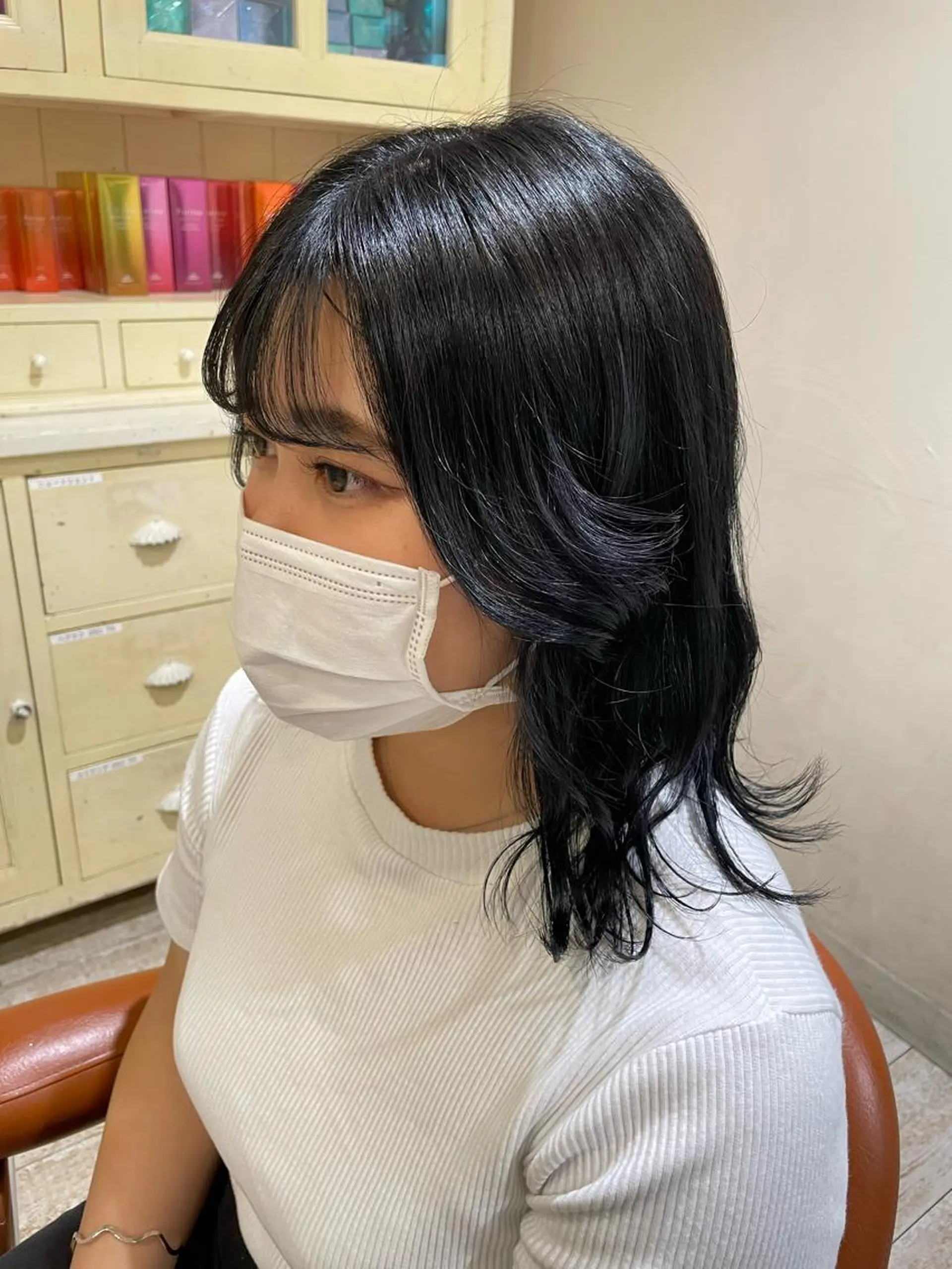 ミディアム ヘアーメイクWiLL DRESS所属・タニ アカリのヘアスタイル