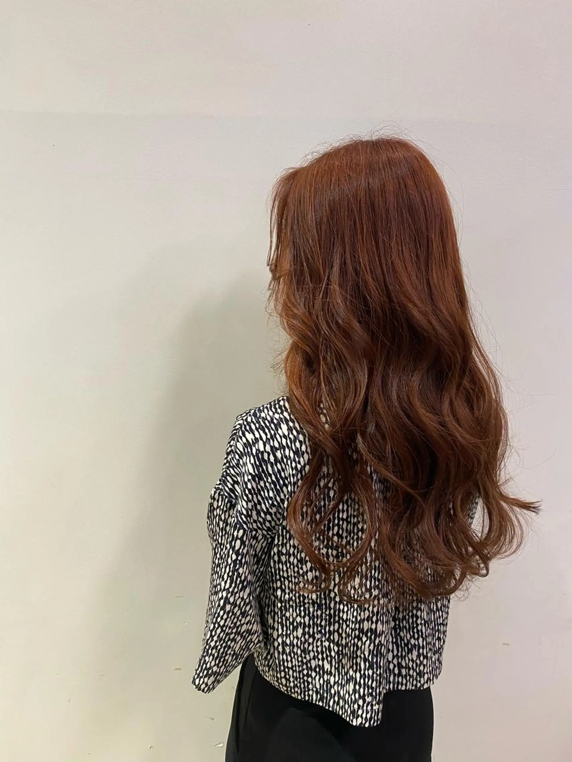 ロング 山川 玲奈のヘアスタイル