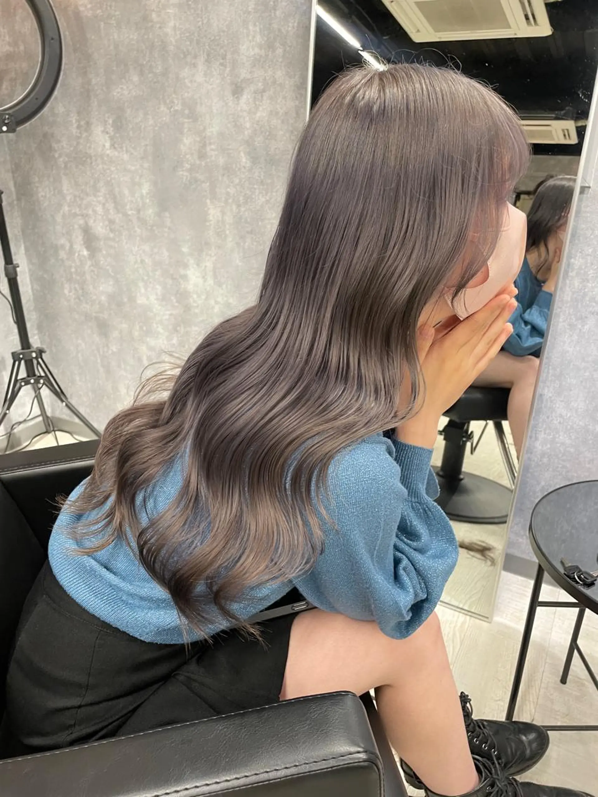 ロング カラー 宮城 ほのかのヘアスタイル