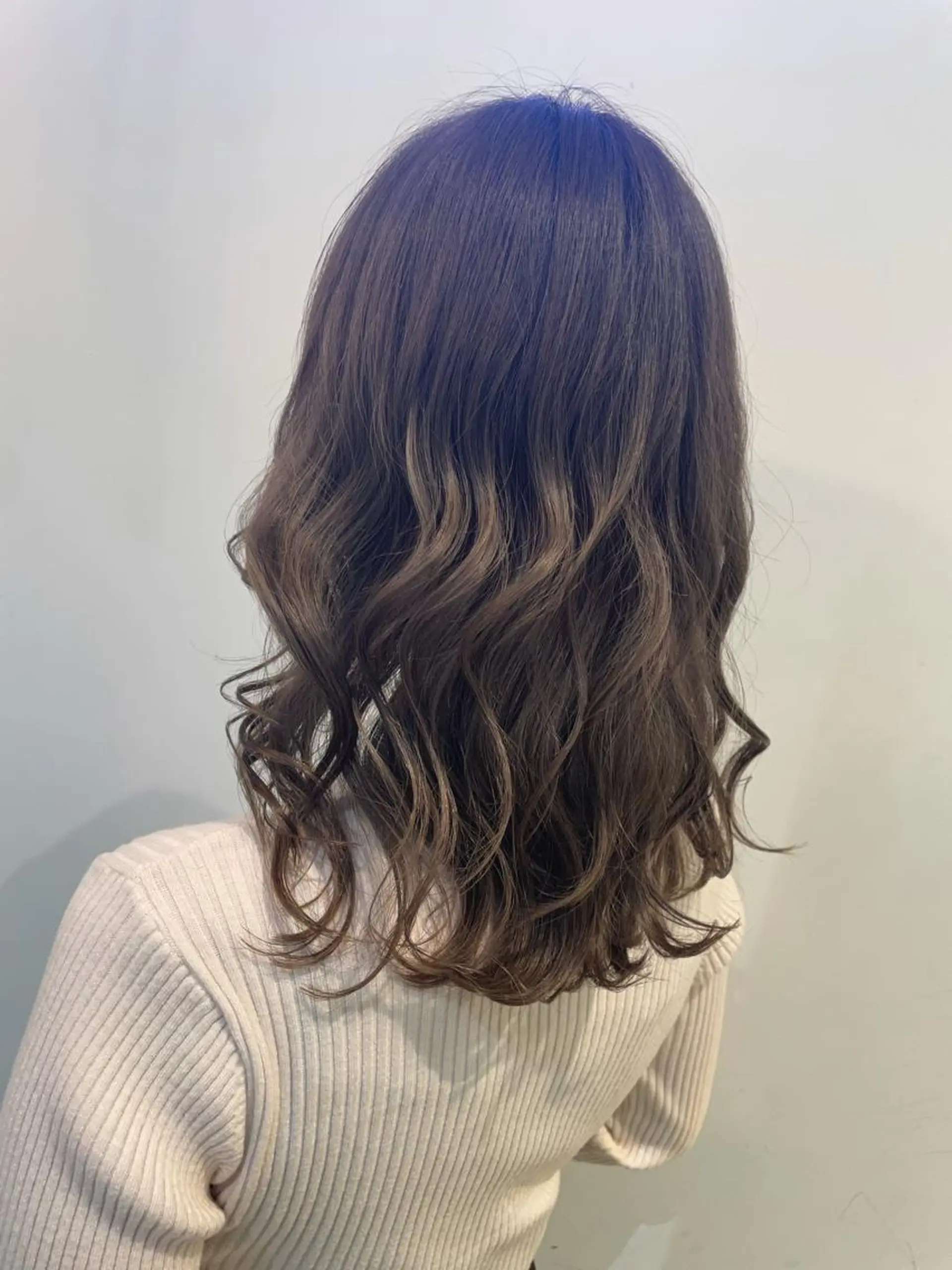 セミロング 極艶透明感カラー💖 髪質改善/出雲つぐみのヘアスタイル