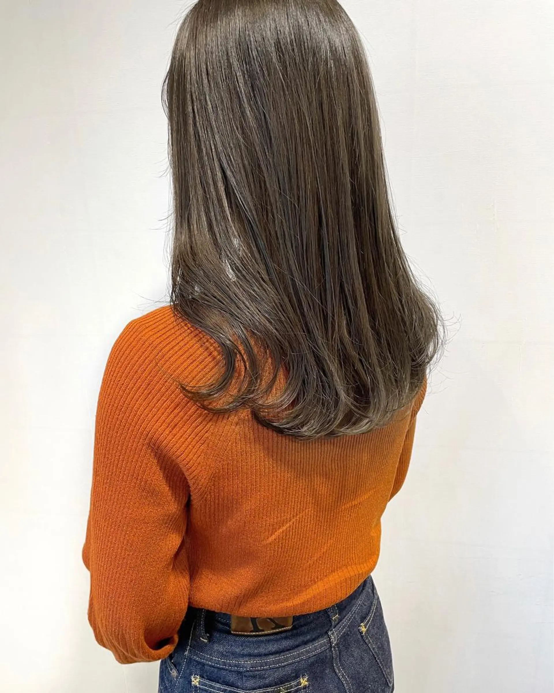 ミディアム カラー ヘアアレンジ カット ヘアカラー トリートメント 徳永 実沙のヘアスタイル