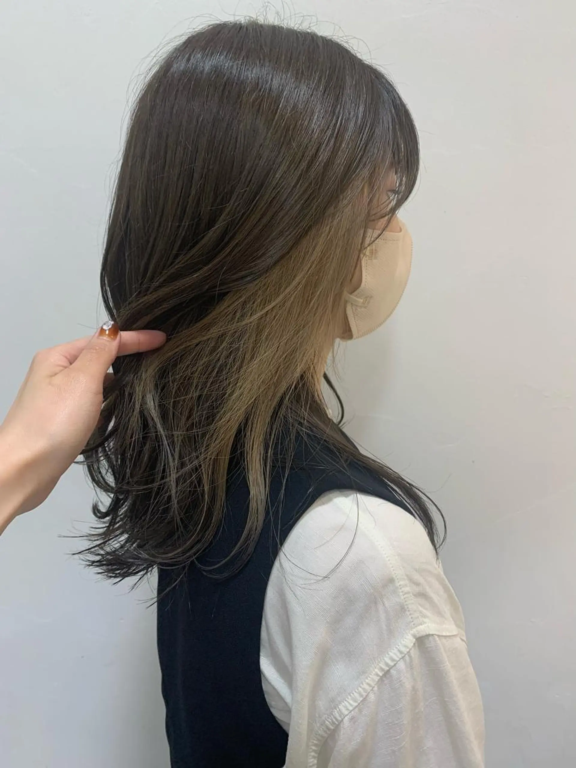 カラー ✄折橋 彩花🐶🍑のヘアスタイル