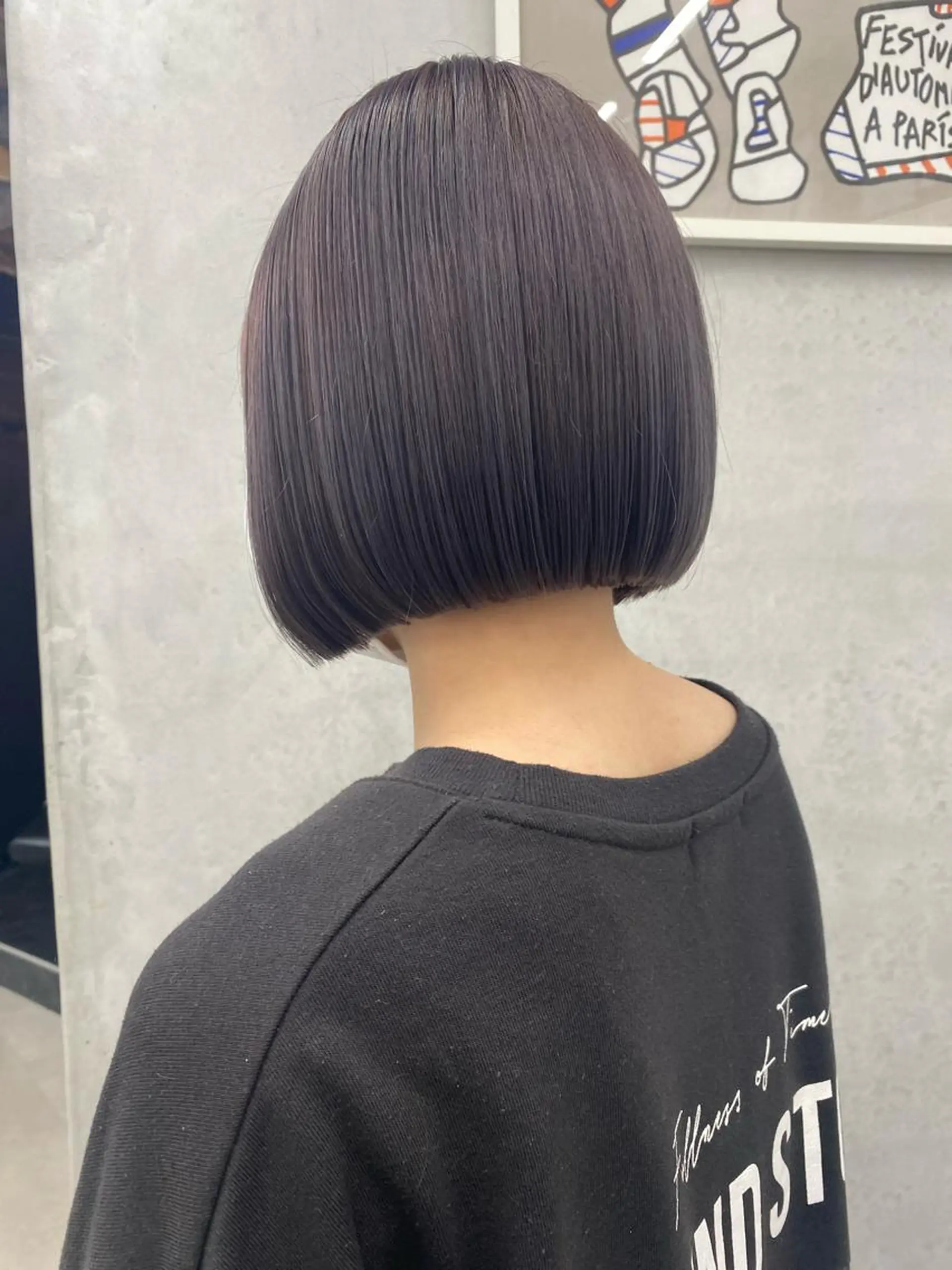 ショート カラー ブリーチ 透明感カラー ラベンダーカラー カット ヘアカラー トリートメント 🧸艶々韓国ヘア 🧁mizunaのヘアスタイル