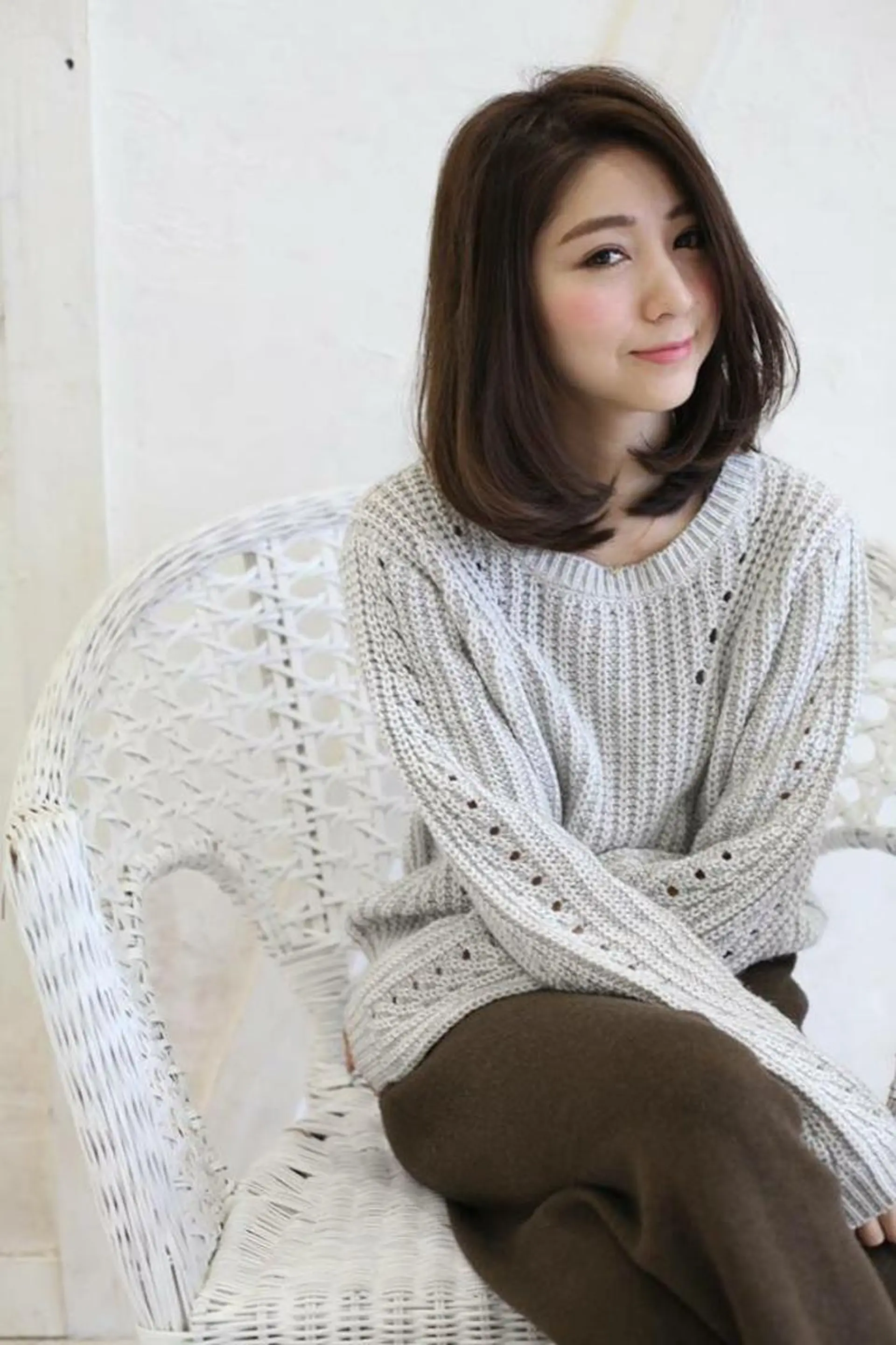 ミディアム 入谷 健二のヘアスタイル