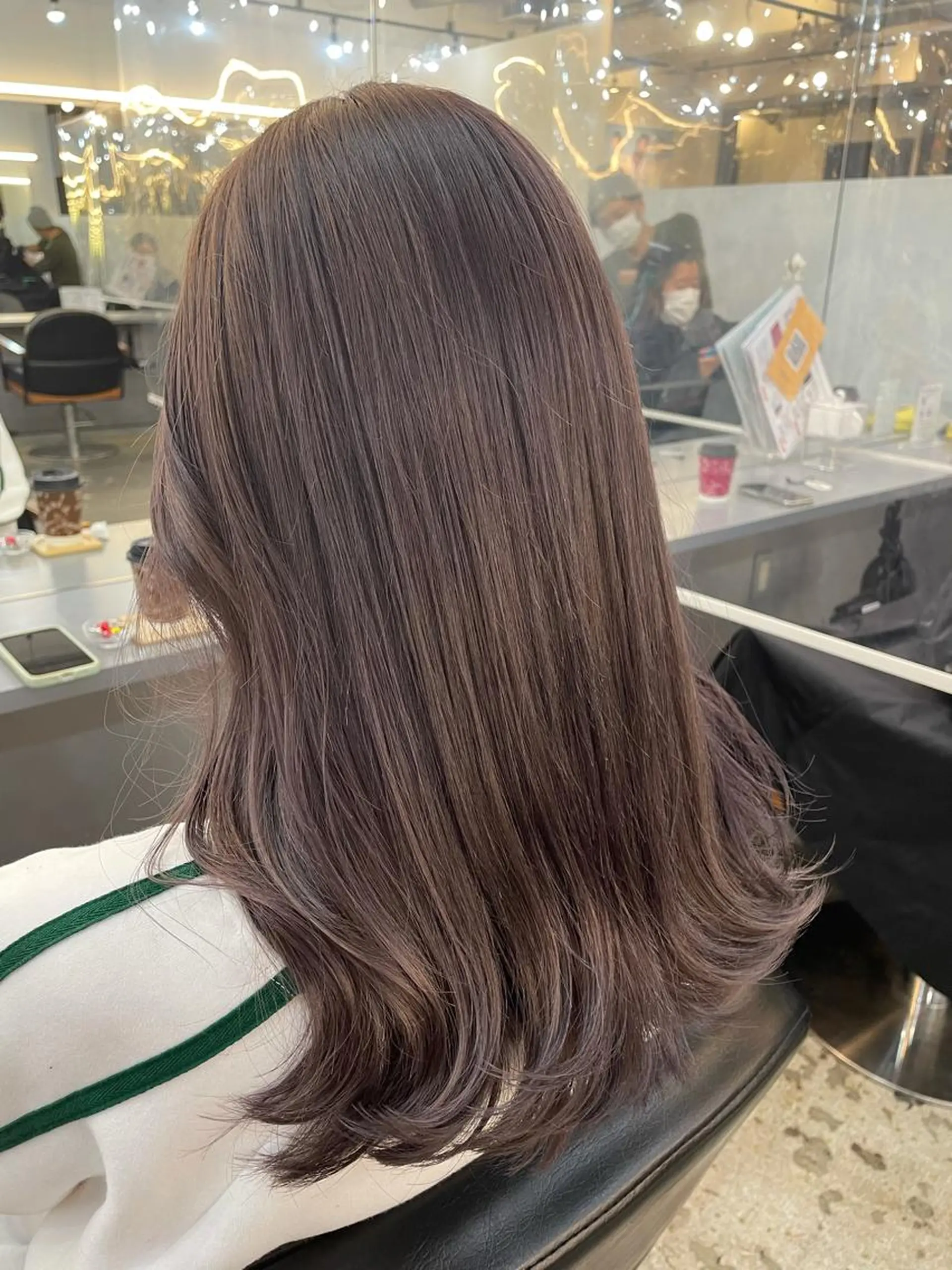 セミロング 🤍韓国ヘア🇰🇷 タバタサオリ🤍のヘアスタイル