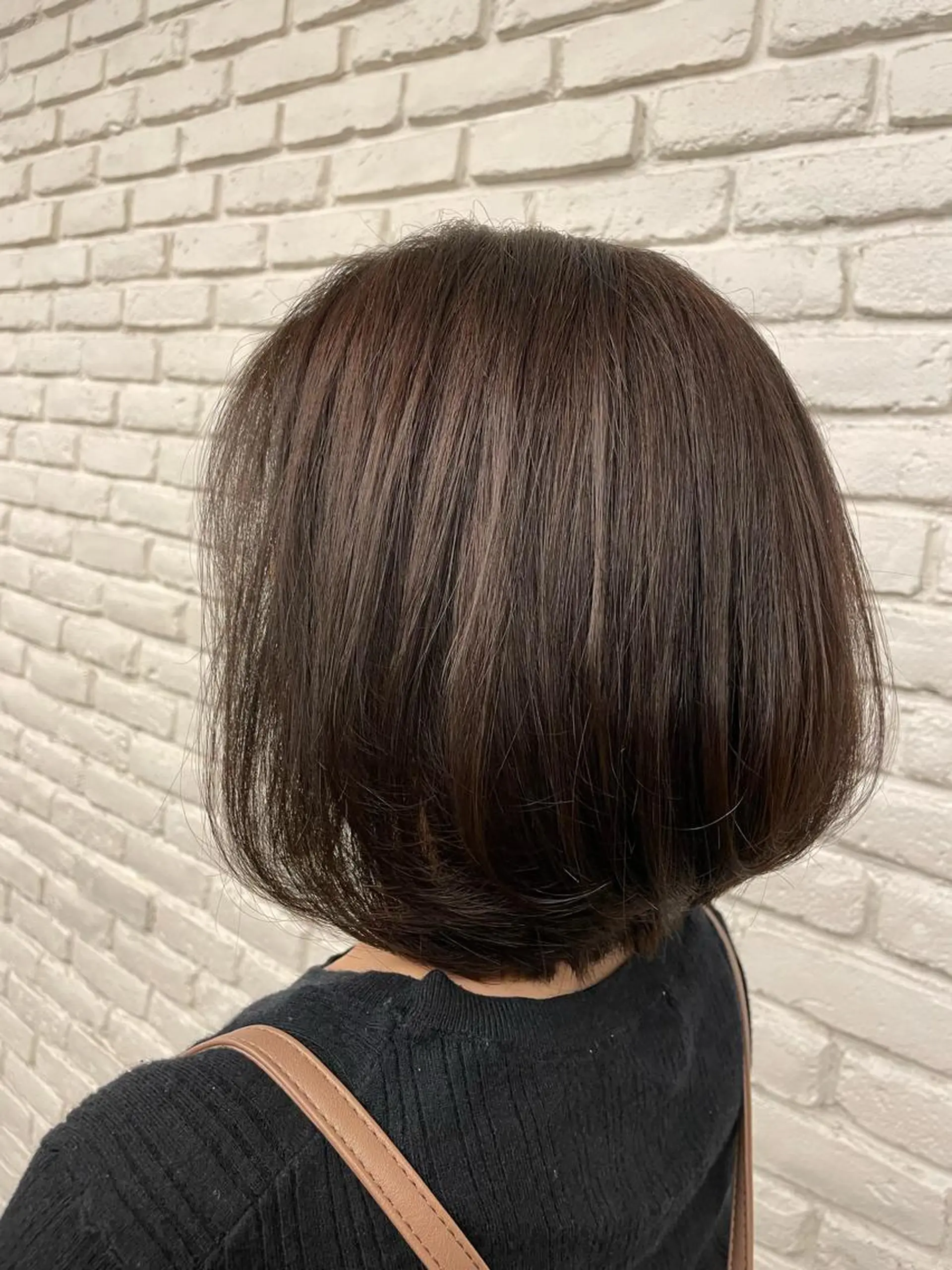 ショート 前下がりボブ ボブ 🍑まき/カット /髪質改善カラー🍑のヘアスタイル